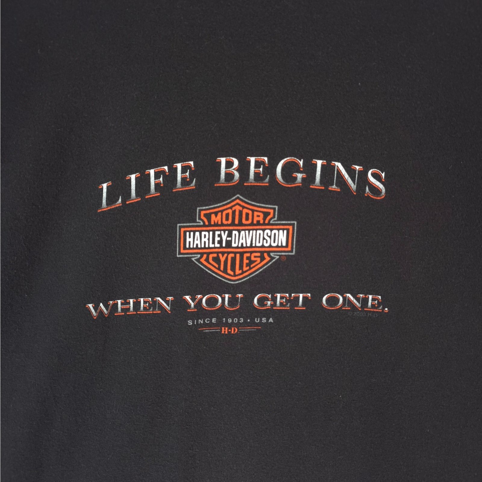 Harley Davidson Harley Davidson T-Shirt Mens XL Cotton USA Myrtle Beach SC Size US XL / EU 56 / 4 - 3 Thumbnail