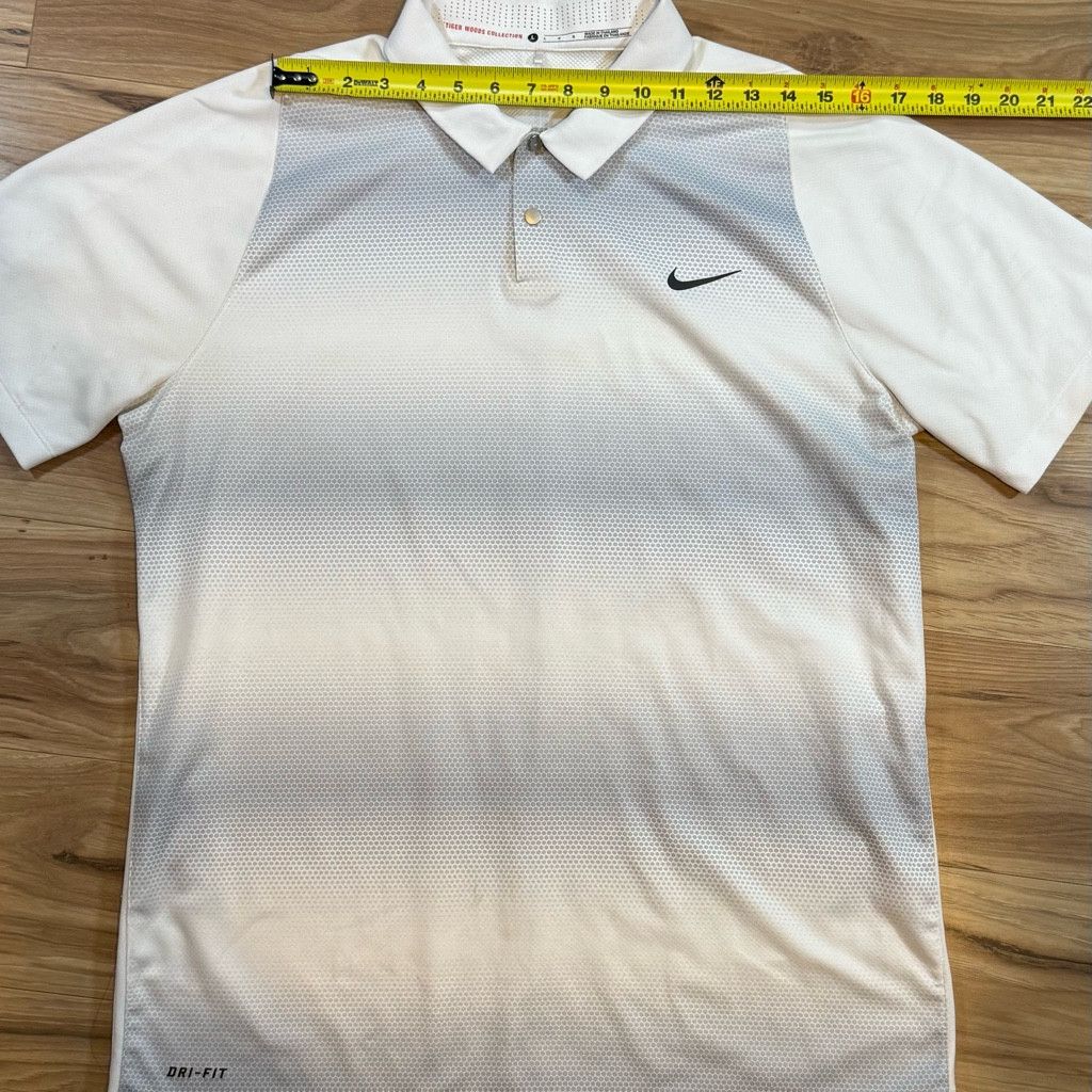 Nike Nike Men’s L Tiger Woods Dri-Fit Golf Polo White Size US L / EU 52-54 / 3 - 4 Thumbnail