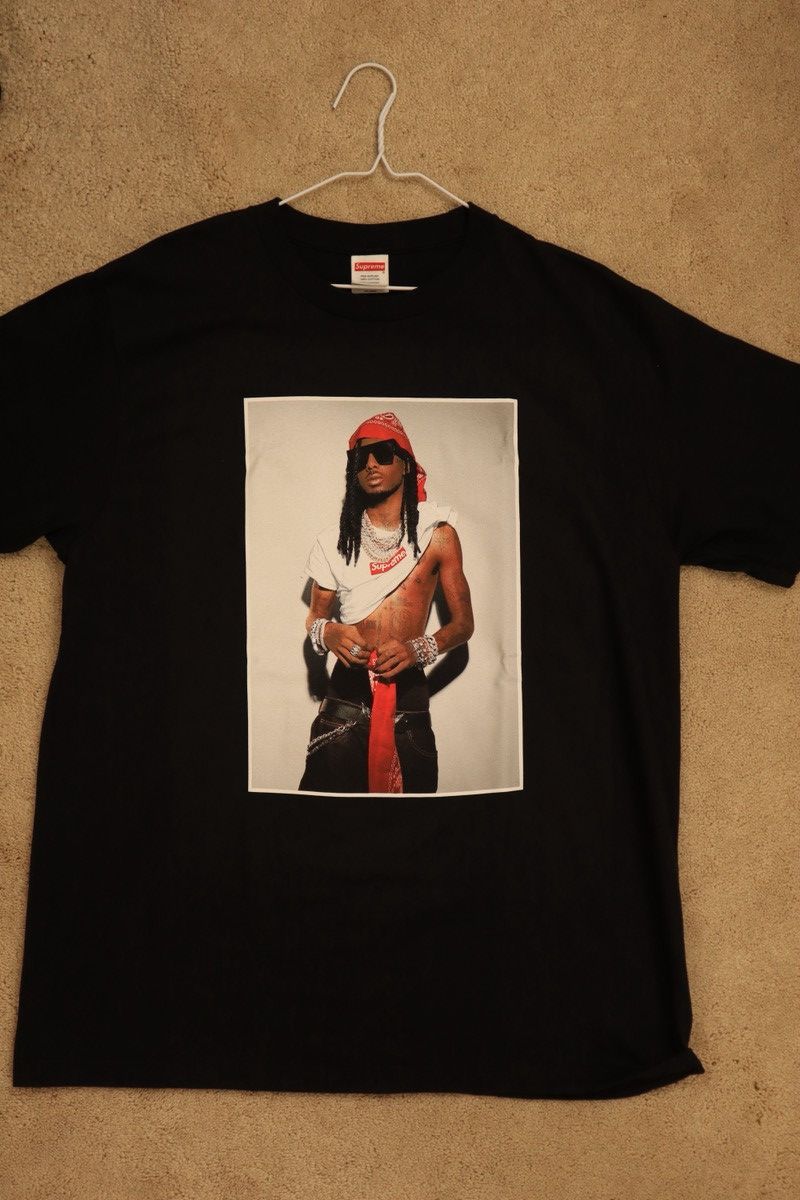 Supreme Supreme Playboi carti logo tee! Size US L / EU 52-54 / 3 - 3 Thumbnail