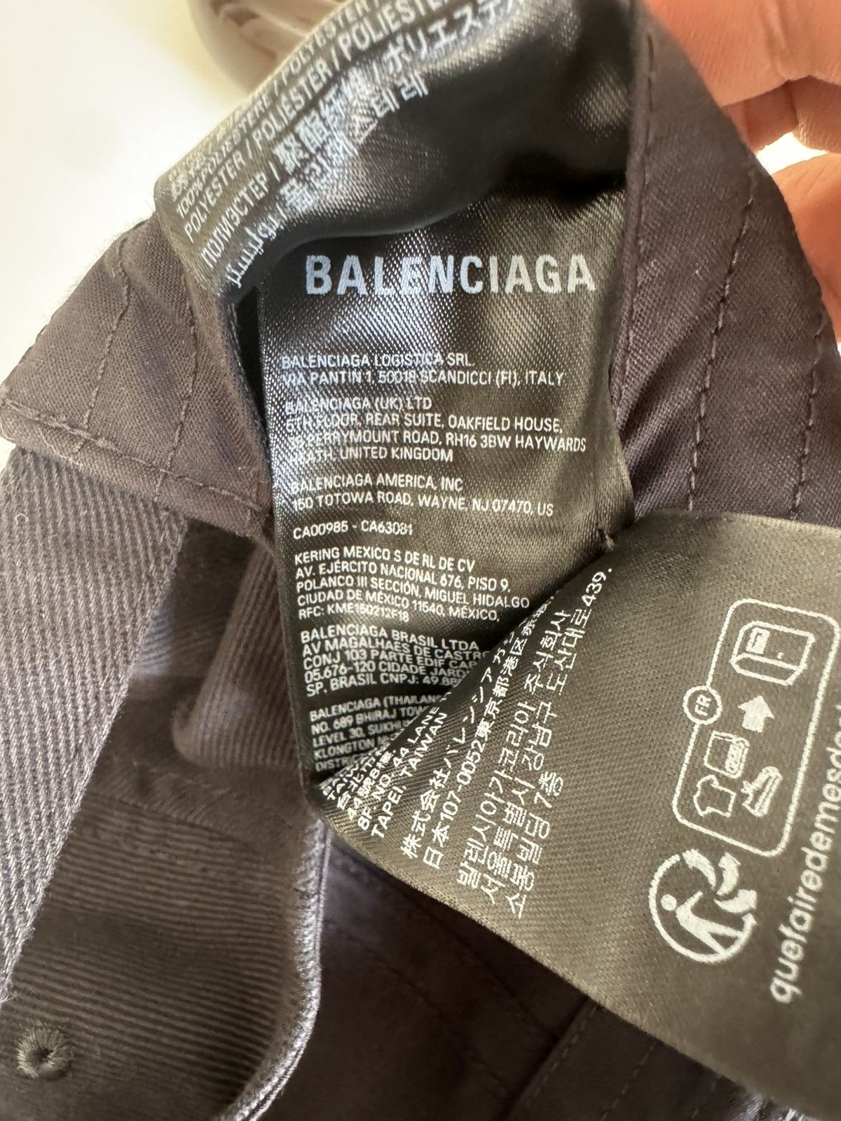 Balenciaga Balenciaga Loop Sports Icon Cap Size ONE SIZE - 6 Thumbnail