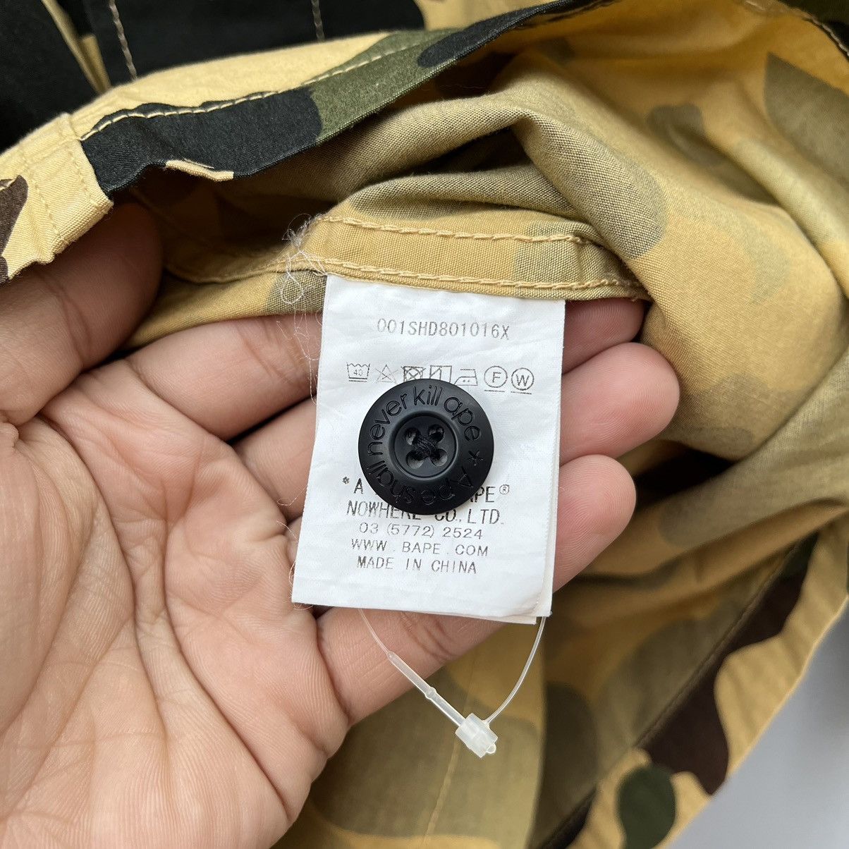 Bape 1ST CAMO MILITARY SHIRT Size US XL / EU 56 / 4 - 9 Thumbnail