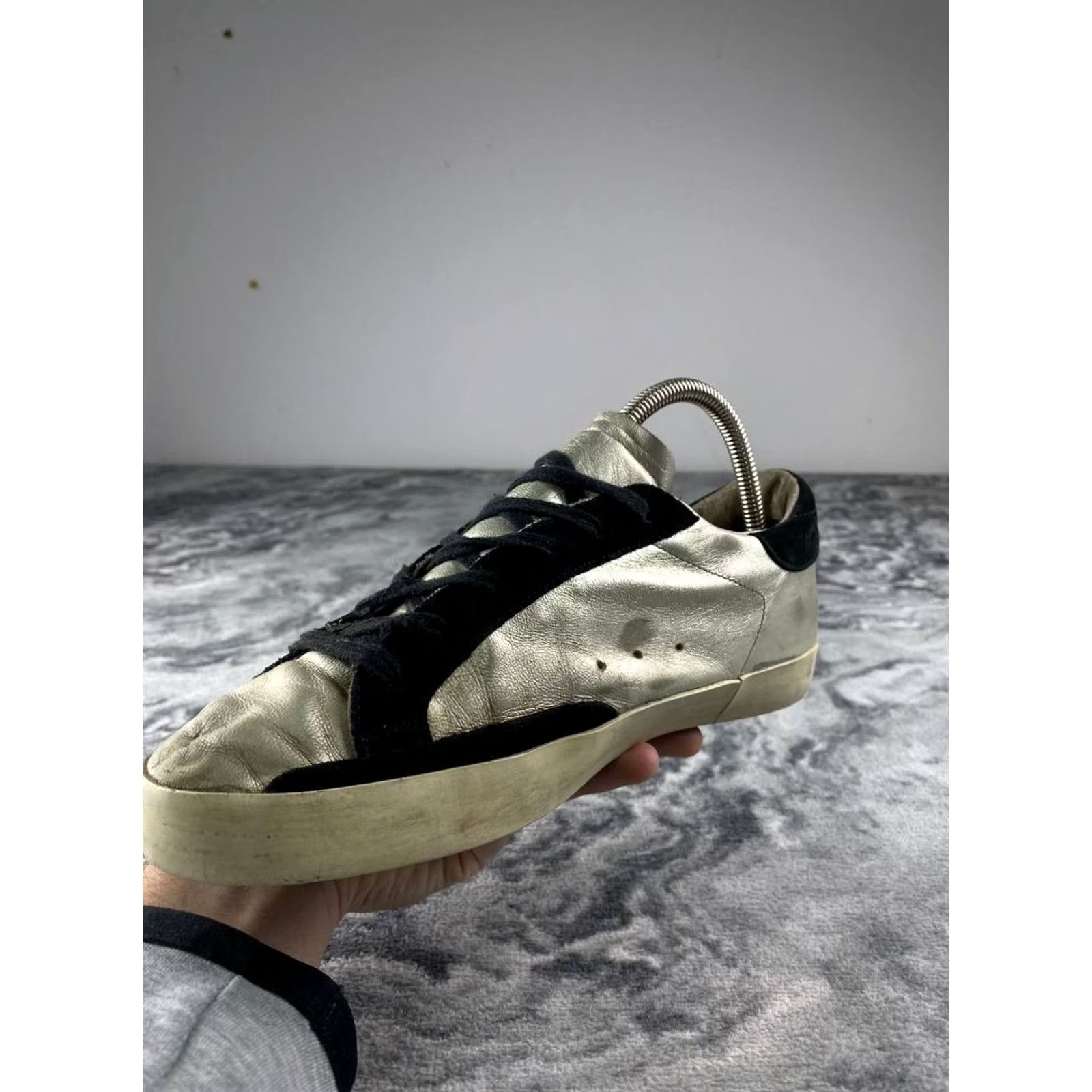 Golden Goose Golden Goose Superstar Leather Trainers Women Size 40 White Sneaker Shoes Leather Upper Lining Insole Outsole Casual Walking 2024 Shoes Size US 10 / IT 40 - 5 Thumbnail