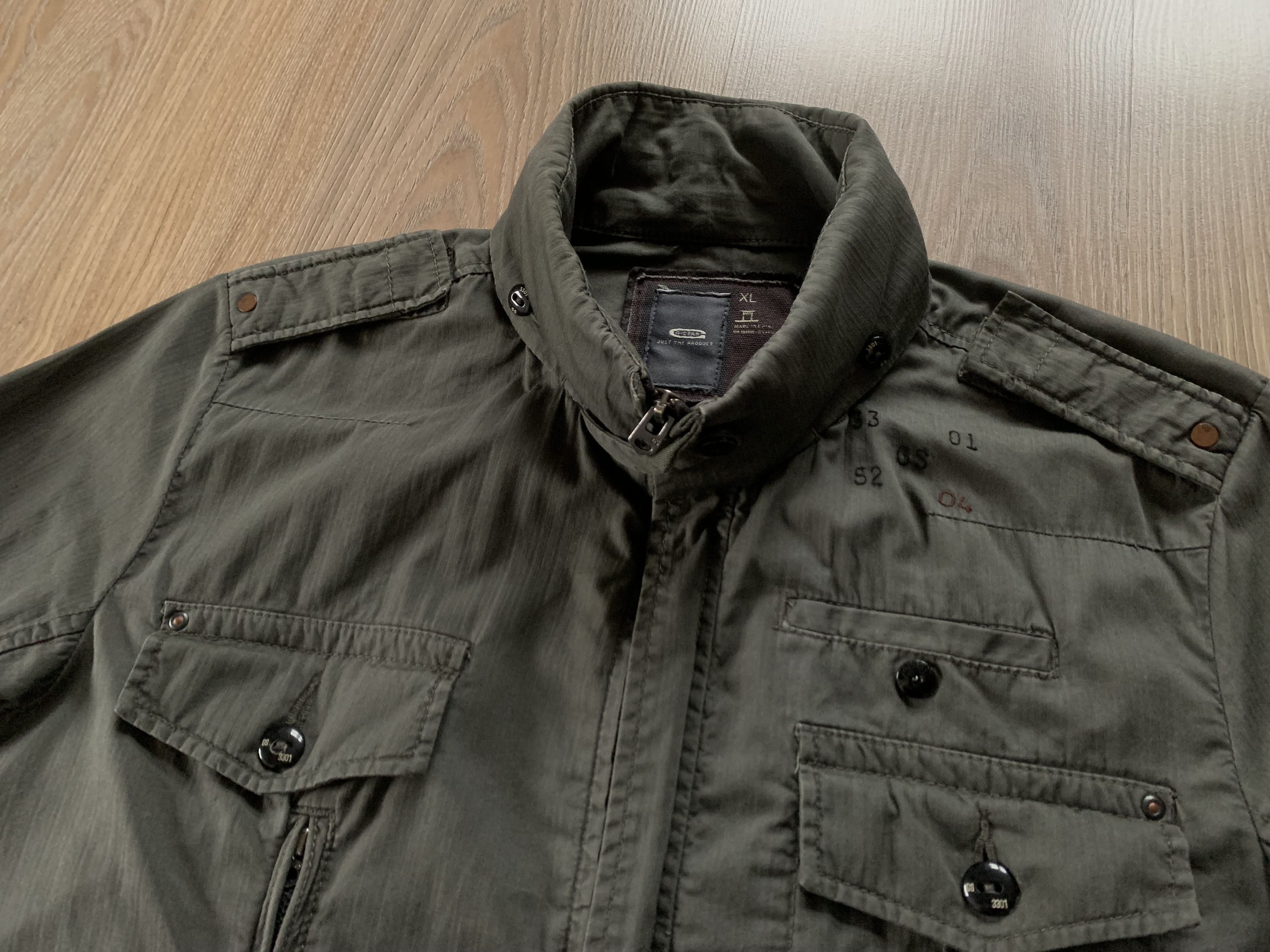 G-Star Vintage Khaki G-Star Raw Light Jacket Military Size US L / EU 52-54 / 3 - 6 Thumbnail