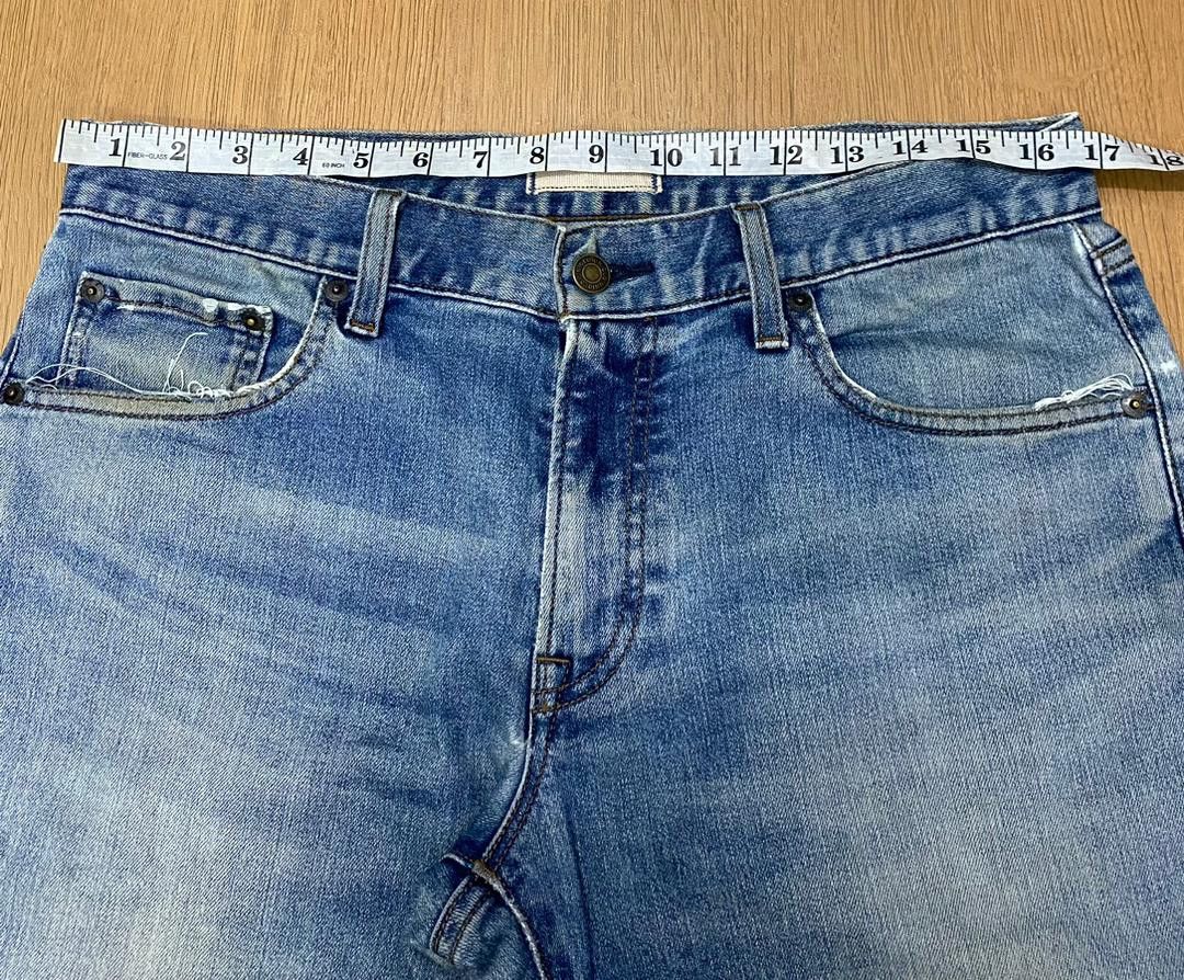 Japanese Brand Vintage Uniqlo Japanese Fabric by Kaihara Slim Fit Jeans Size US 34 / EU 50 - 5 Thumbnail