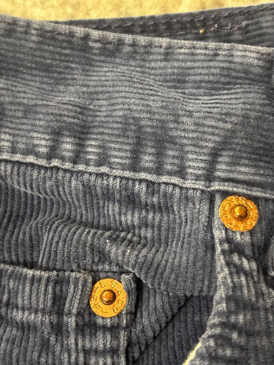 Levi's Vintage Clothing Levi’s 551 Cargo Corduroy Pants –1995–Made in Italy–Vintage Size US 30 / EU 46 - 9 Thumbnail