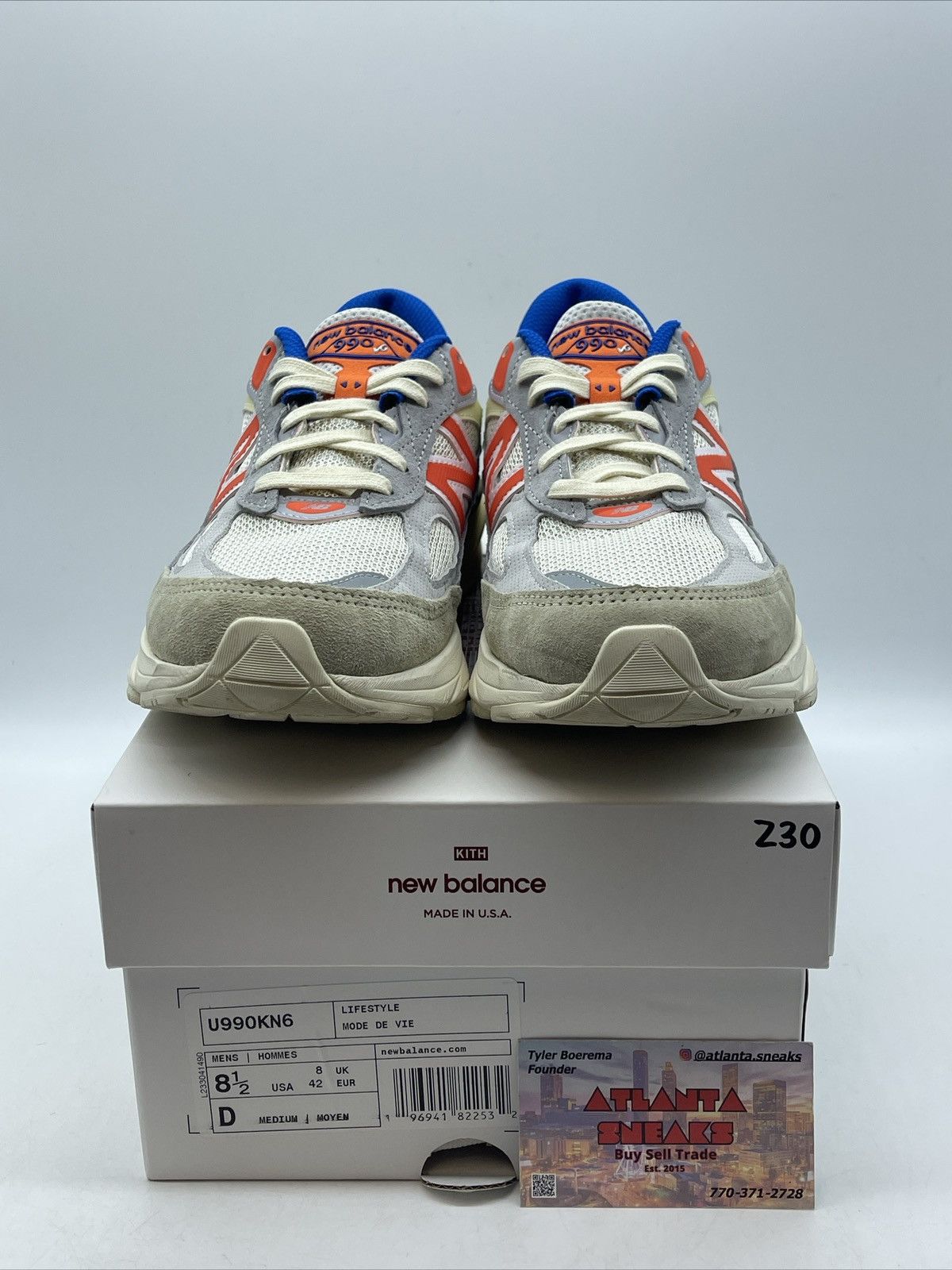 New Balance Kith x Madison square garden x 99v6 New York Knicks Size US 8.5 / EU 41-42 - 2 Thumbnail