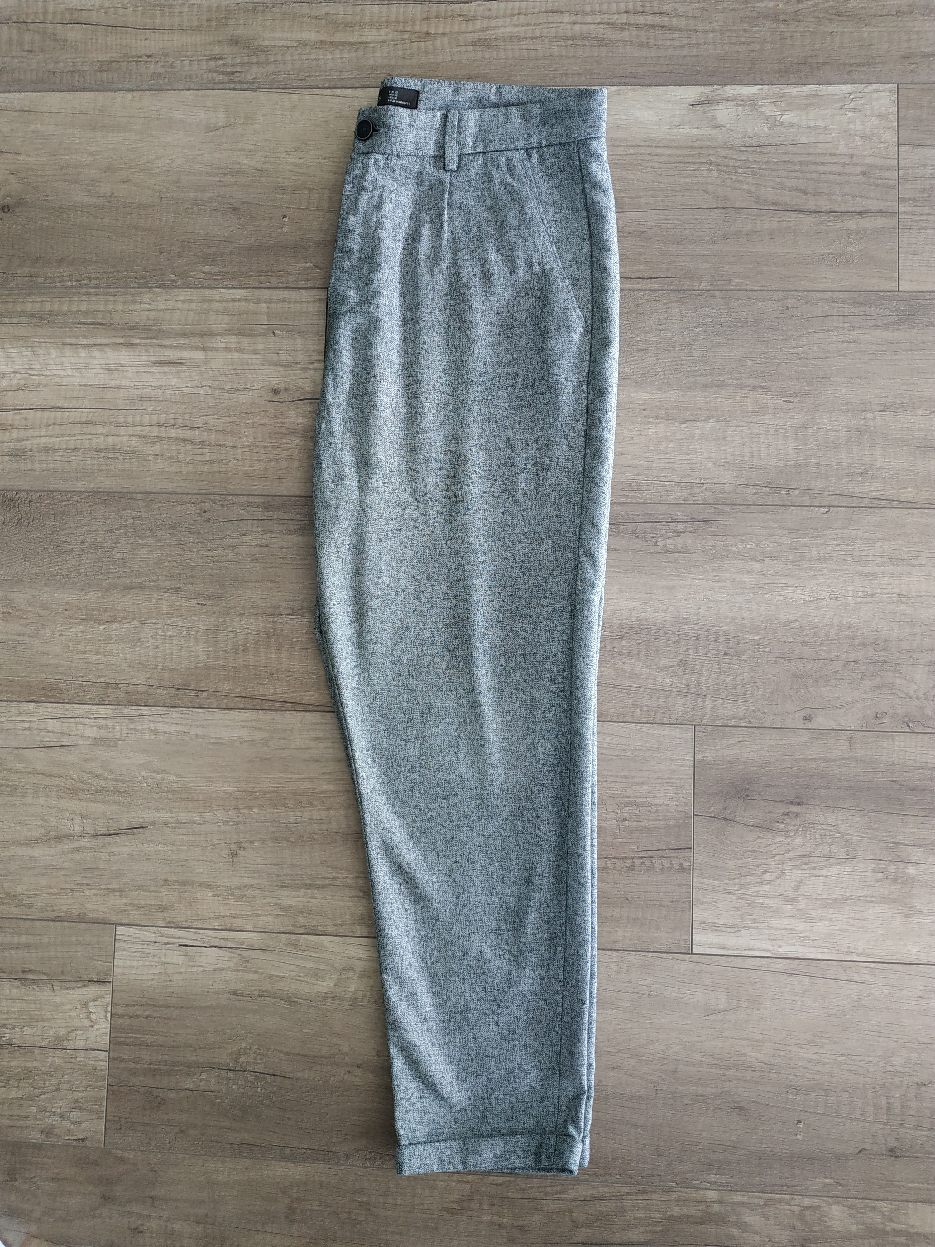 Zara ZARA Men's Slim Fit Chino/Sports Pants/Bottoms, s. 32 Size US 32 / EU 48 - 4 Thumbnail