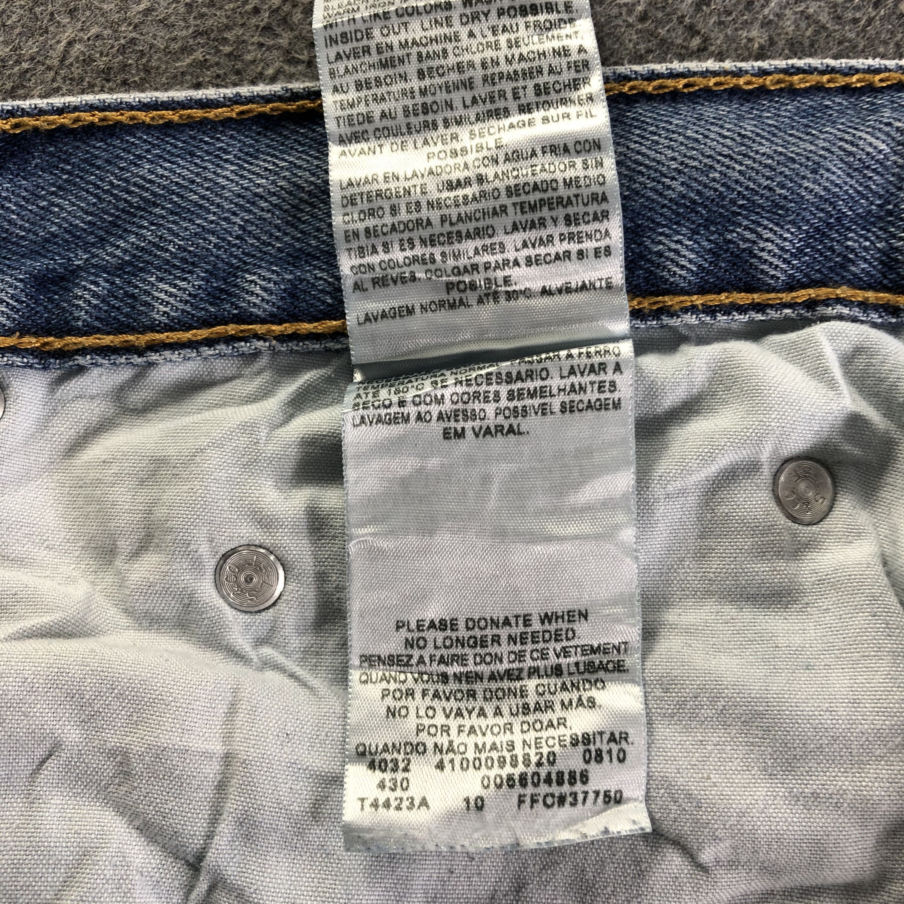 Levi's Vintage Blue Wash Levis 560 Jeans-J4524 Size US 38 / EU 54 - 11 Thumbnail
