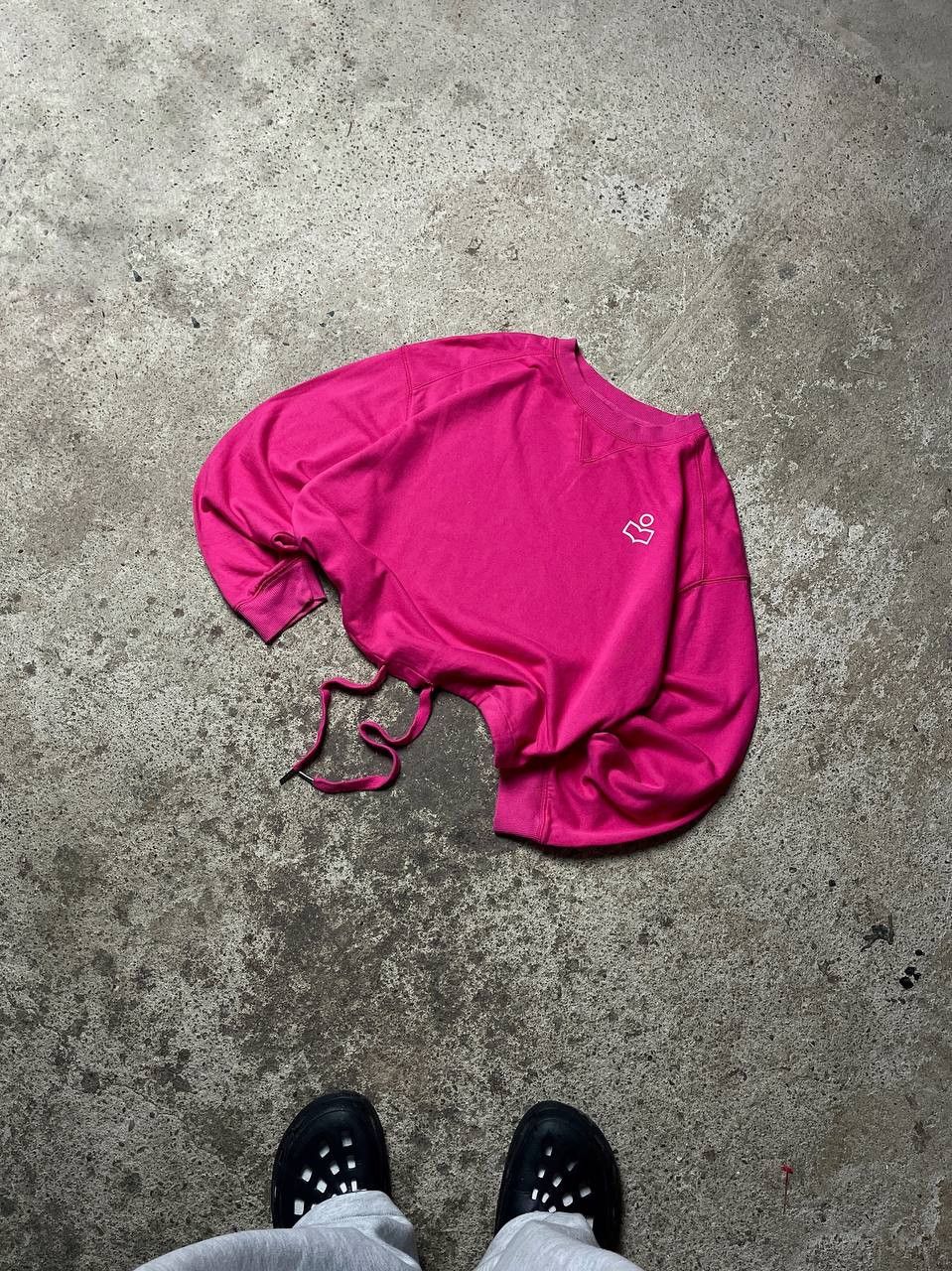 Isabel Marant Cropped pink y2k Isabel Marant Etoile Sweatshirt; Size = 36 Size S / US 4 / IT 40 - 1 Thumbnail