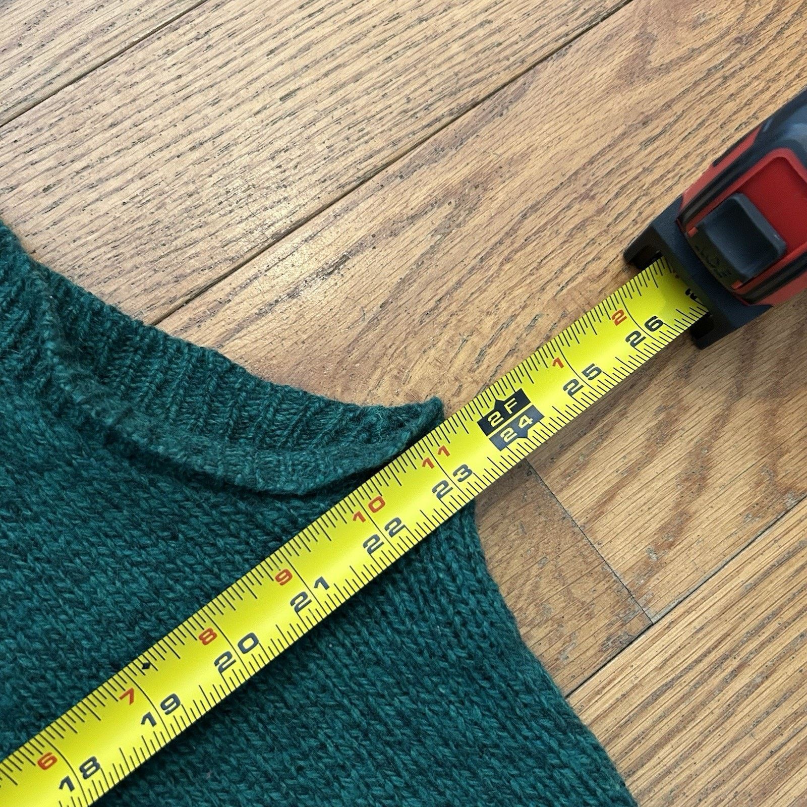L.L. Bean Vintage 80s Ll Bean Wool Heavy Knit Green Sweater Vest Large Size US L / EU 52-54 / 3 - 4 Thumbnail