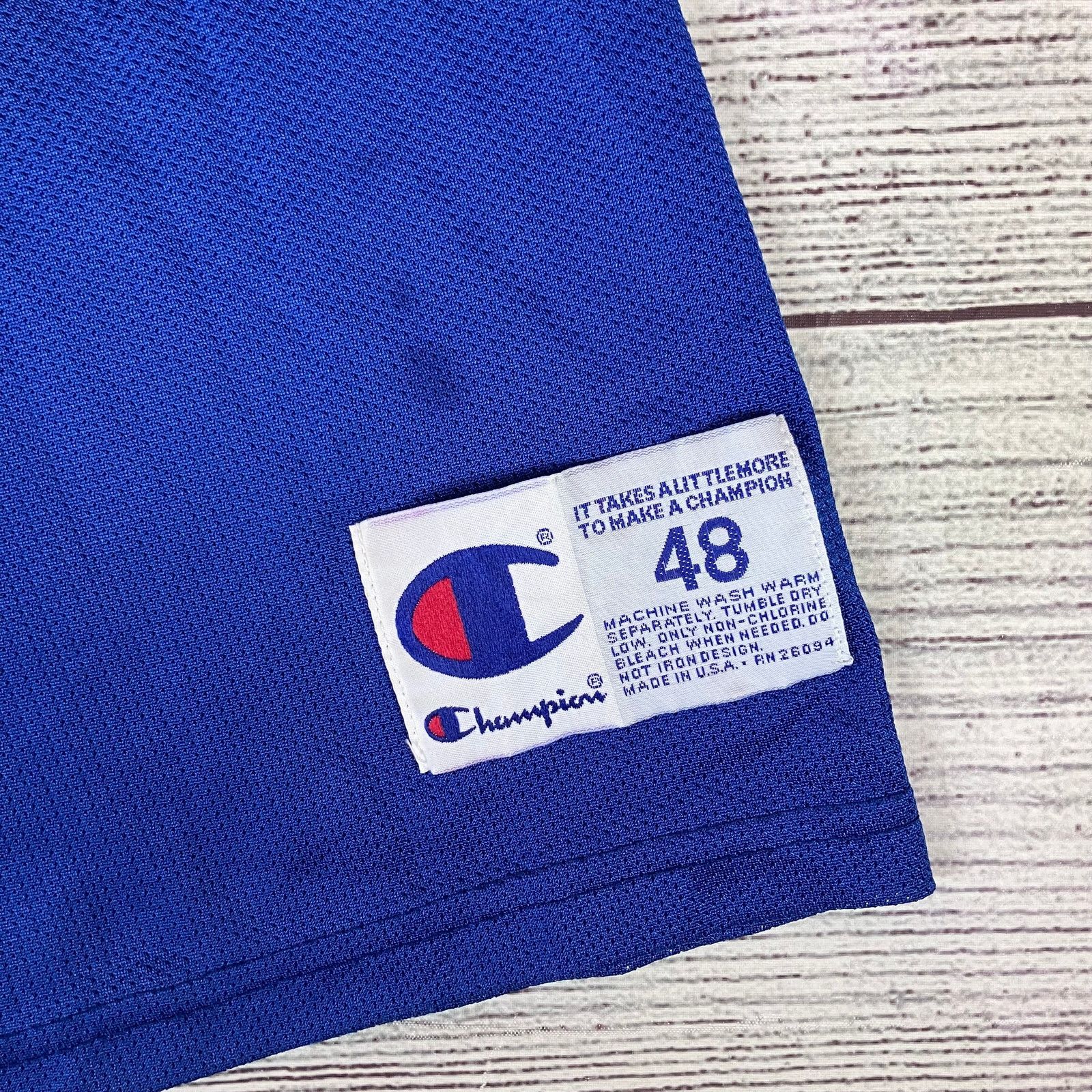 Champion × Vintage Vintage 1990s Champion University Of Kansas Jayhawks Jersey Size US L / EU 52-54 / 3 - 5 Thumbnail
