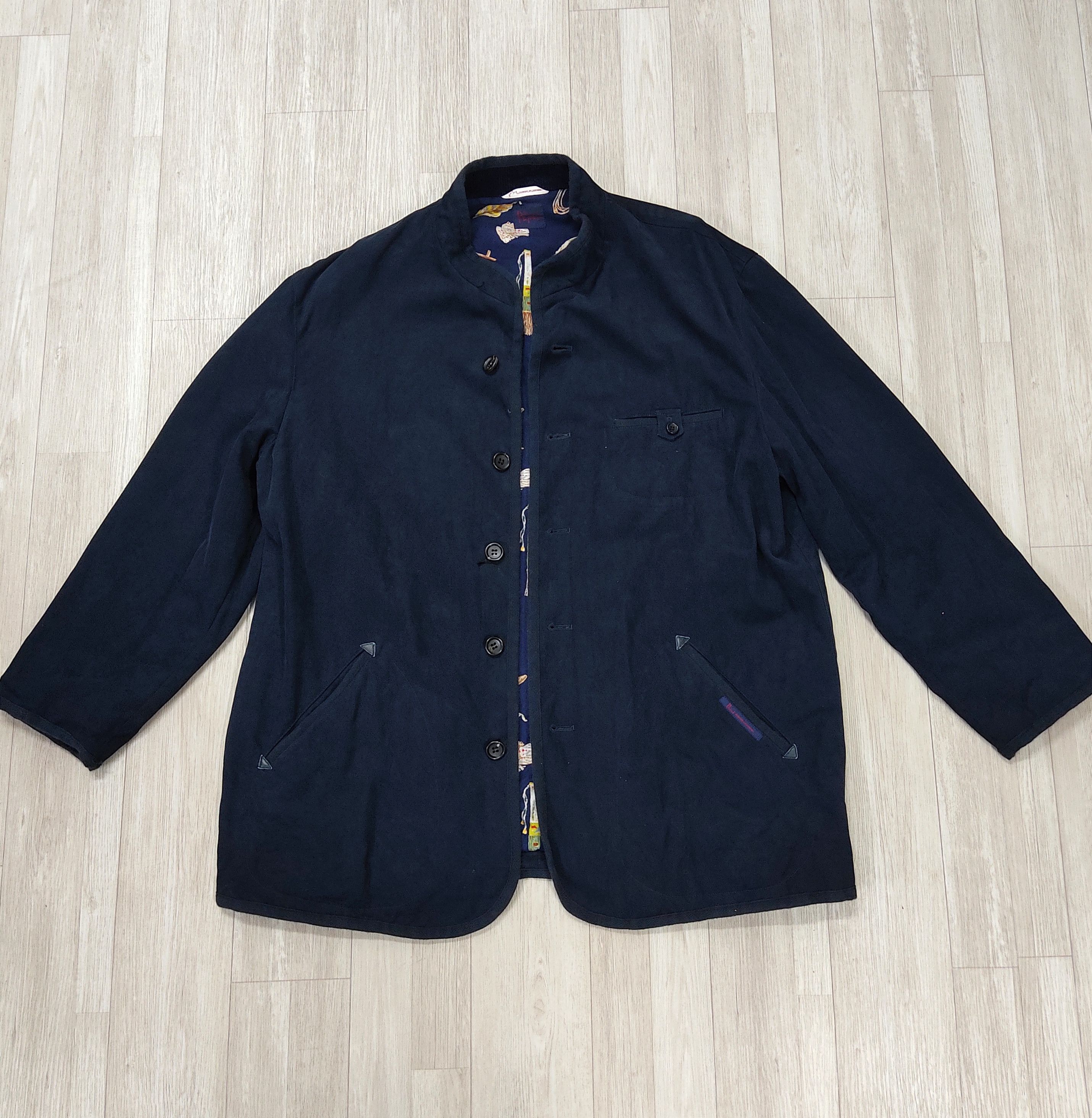 Japanese Brand × Mr. Gentleman The PAPAS Mantere De Heming Navy Blue Deck Jacket Size US M / EU 48-50 / 2 - 3 Thumbnail