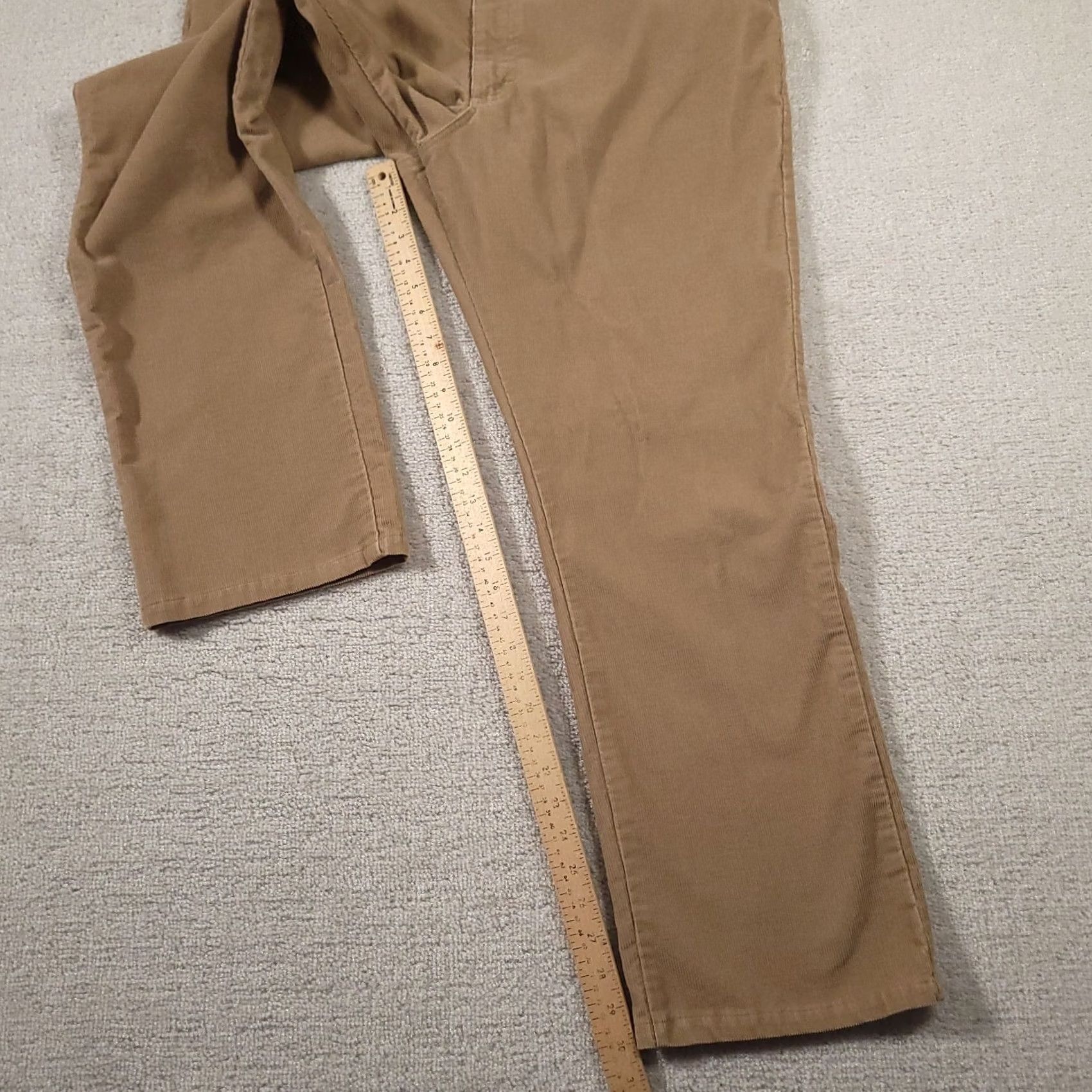 Lee VINTAGE Lee Corduroy Pants Mens 42x32 Tan Beige USA Made Size US 42 / EU 58 - 5 Thumbnail