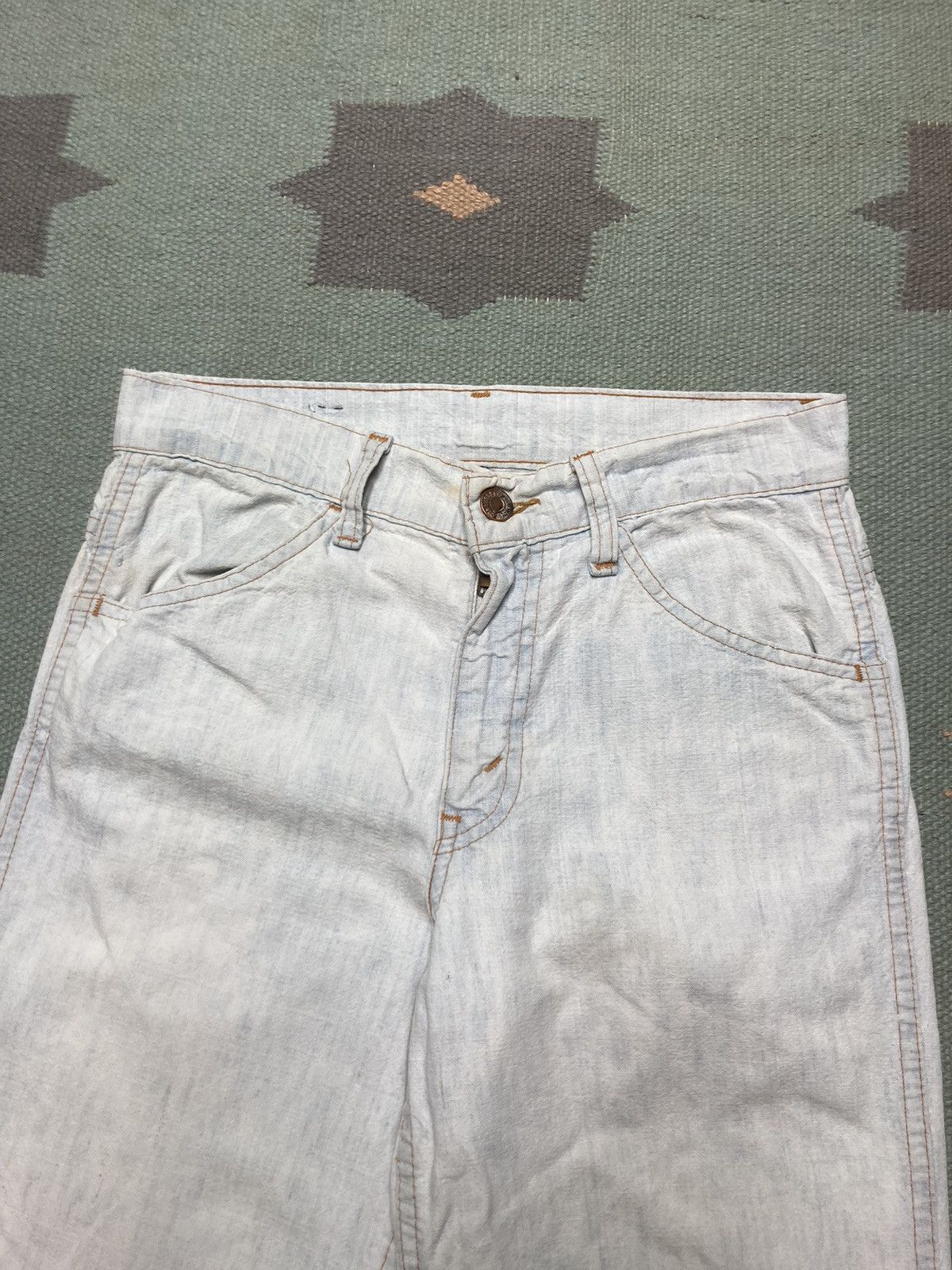 Vintage 70s Levi’s orange tab jeans flare bell bottoms 684 784 27x32 Size 27" / US 4 / IT 40 - 9 Thumbnail