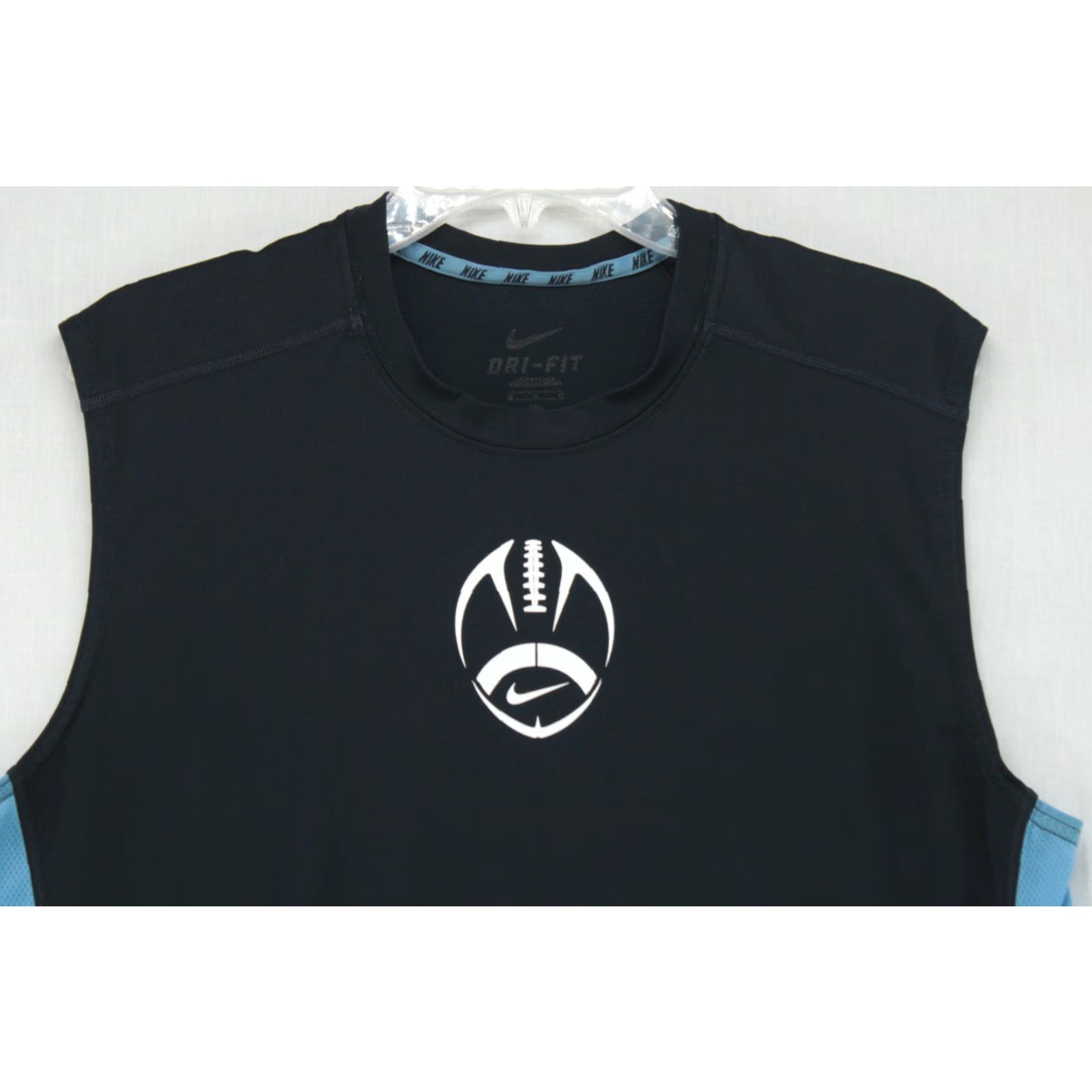 Nike Nike Football Tank Top Mens Medium Black Swoosh Logo Dri Fit Training Athleisure Size US M / EU 48-50 / 2 - 3 Thumbnail