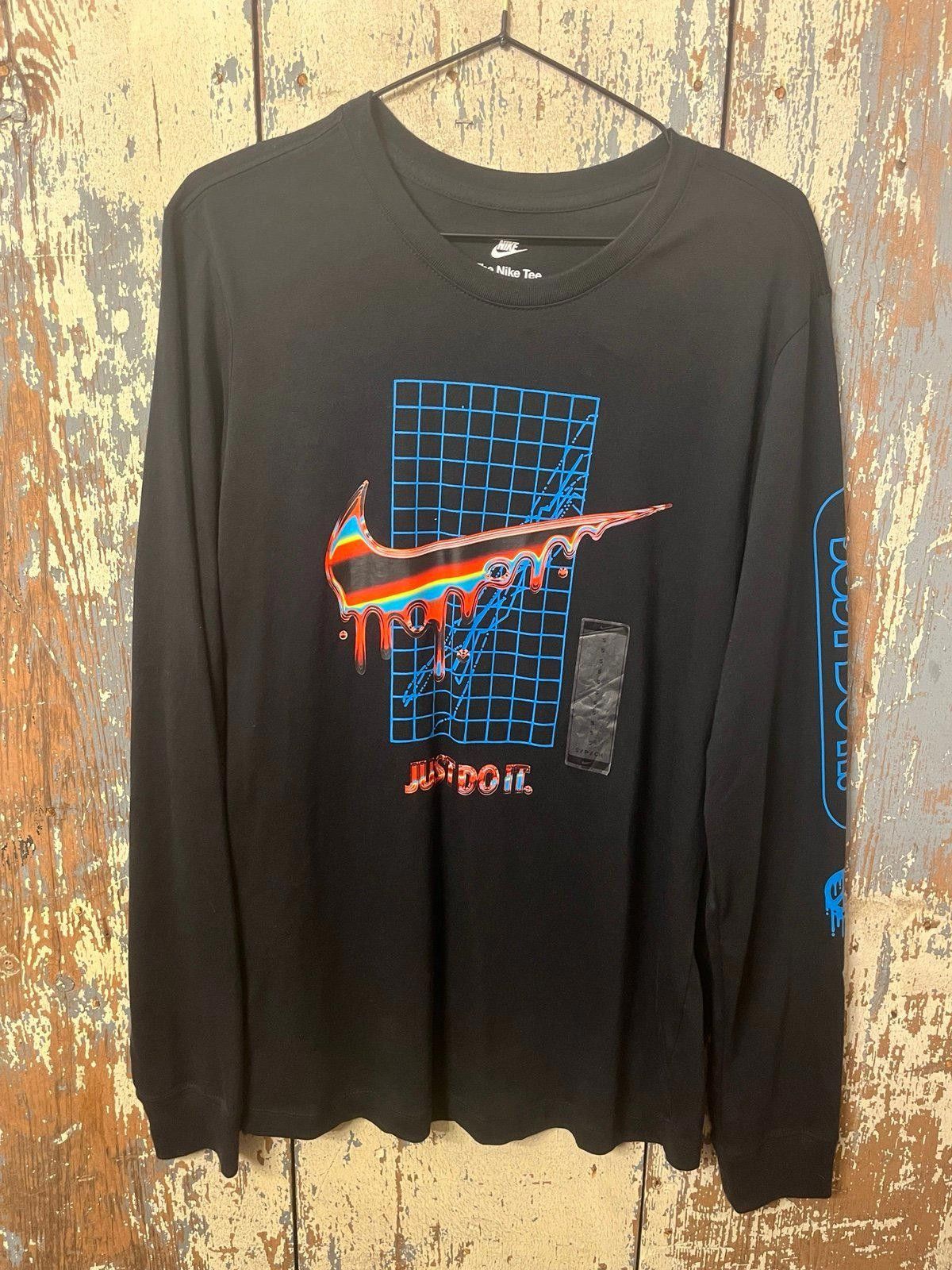 Nike Black Nike Alphabet Logo Long Sleeves Asia Edition, small Size US S / EU 44-46 / 1 - 2 Thumbnail