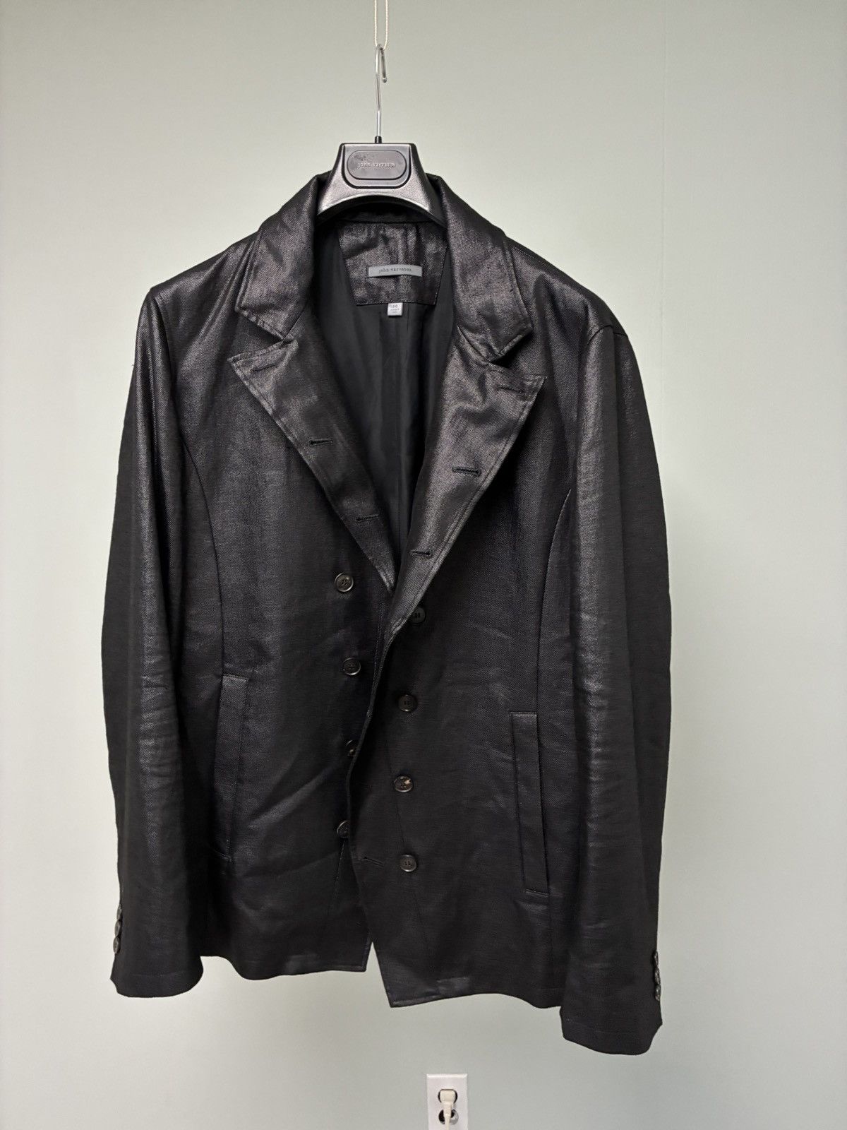 John Varvatos Double-breasted coated Jacket EU 50 USA 40 Size US M / EU 48-50 / 2 - 7 Thumbnail