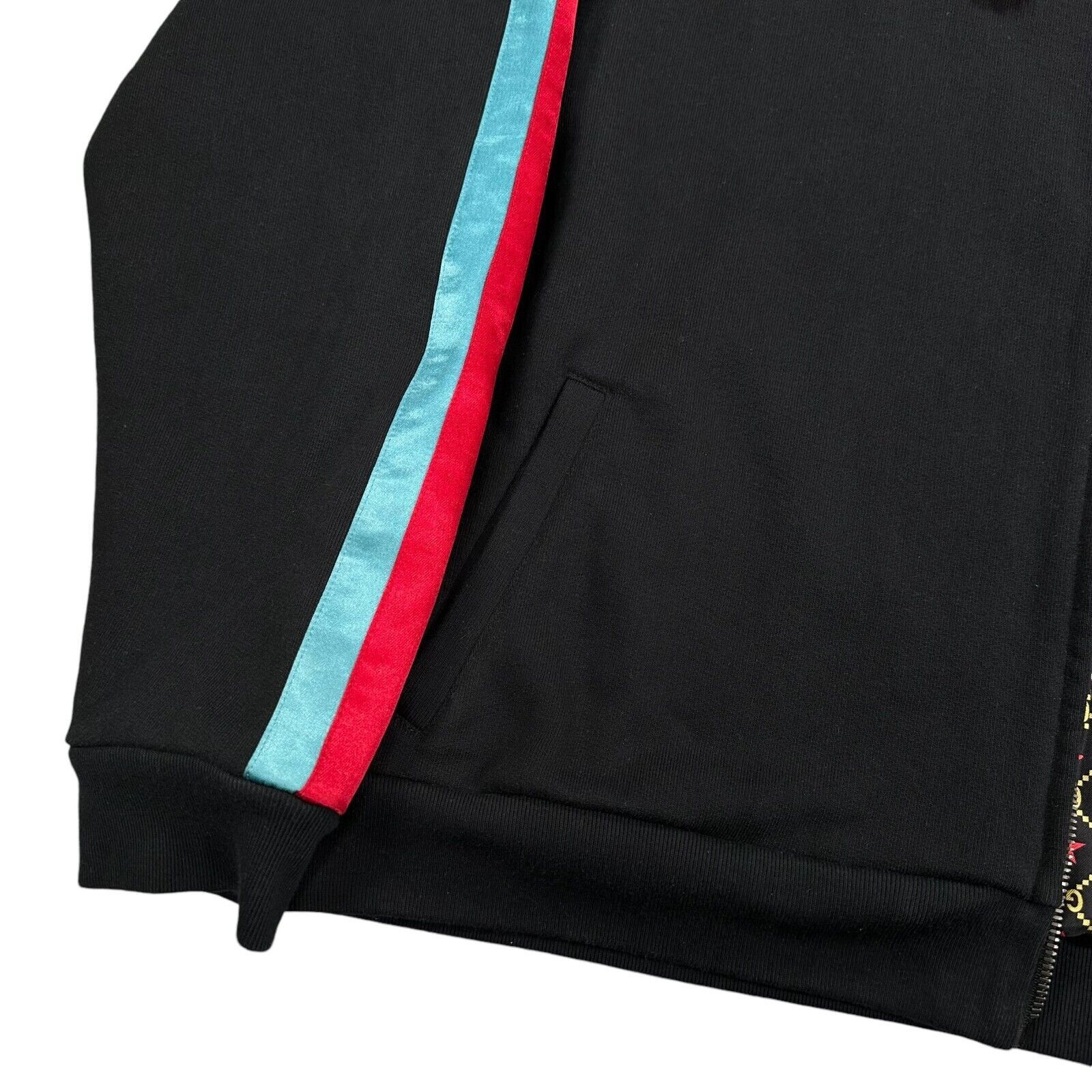 Gucci Gucci Size M Bomber Jacket Black Gucci Band Taped GG Lined Size US M / EU 48-50 / 2 - 9 Thumbnail