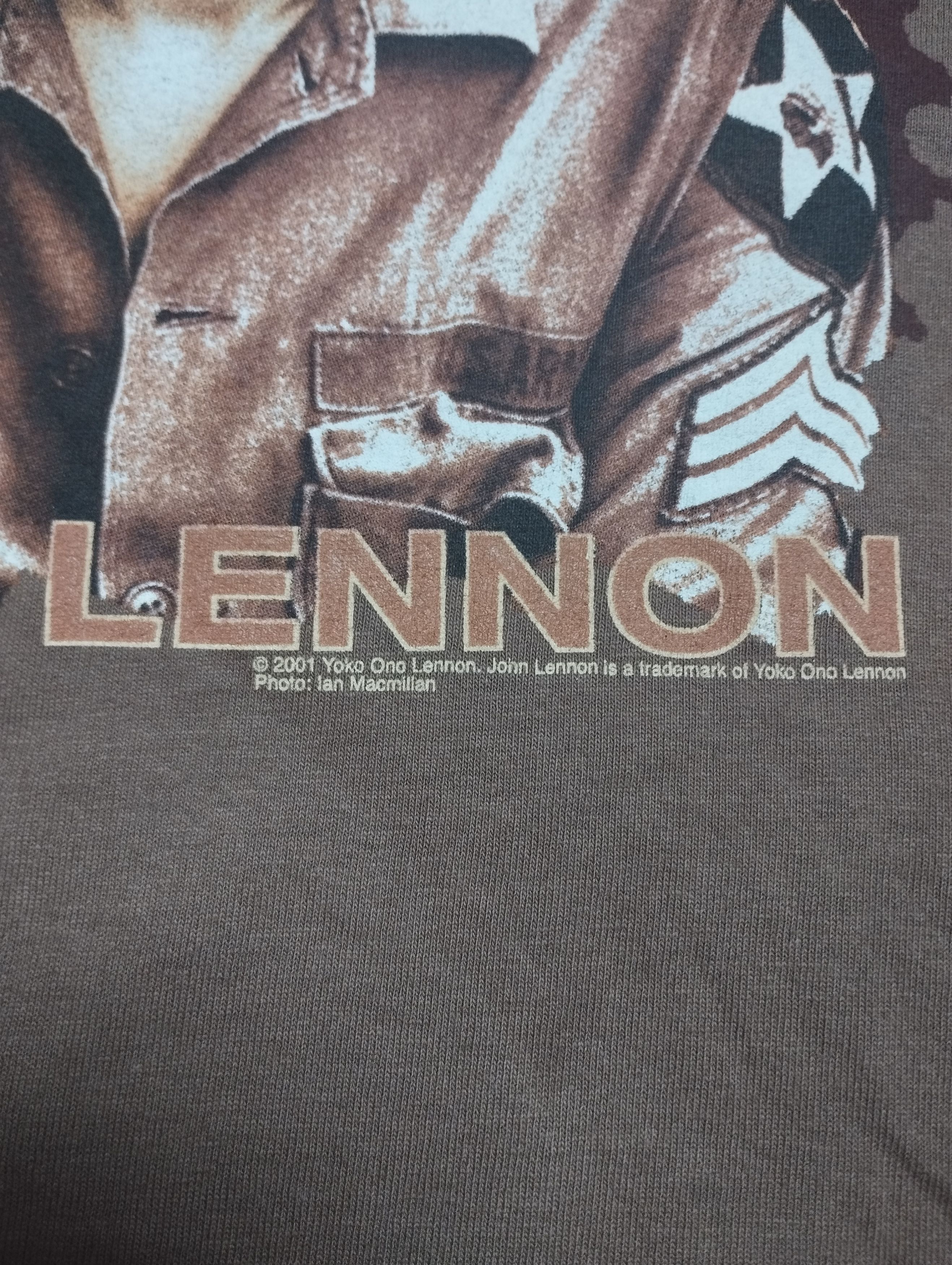 Band Tees × Vintage John Lennon 2001 Gildan vintage men's t-shirt size L Size US XL / EU 56 / 4 - 3 Thumbnail