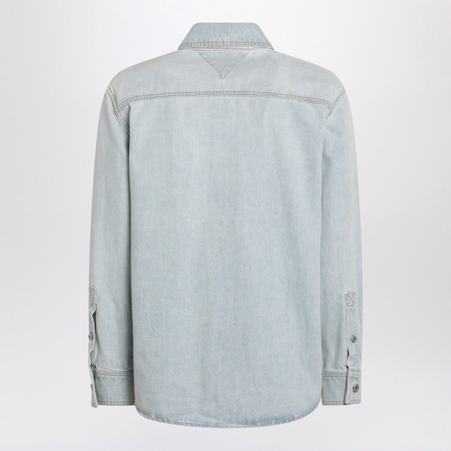 Bottega Veneta o1d2blof0825 Denim Shirt in Light Blue Size US S / EU 44-46 / 1 - 2 Thumbnail