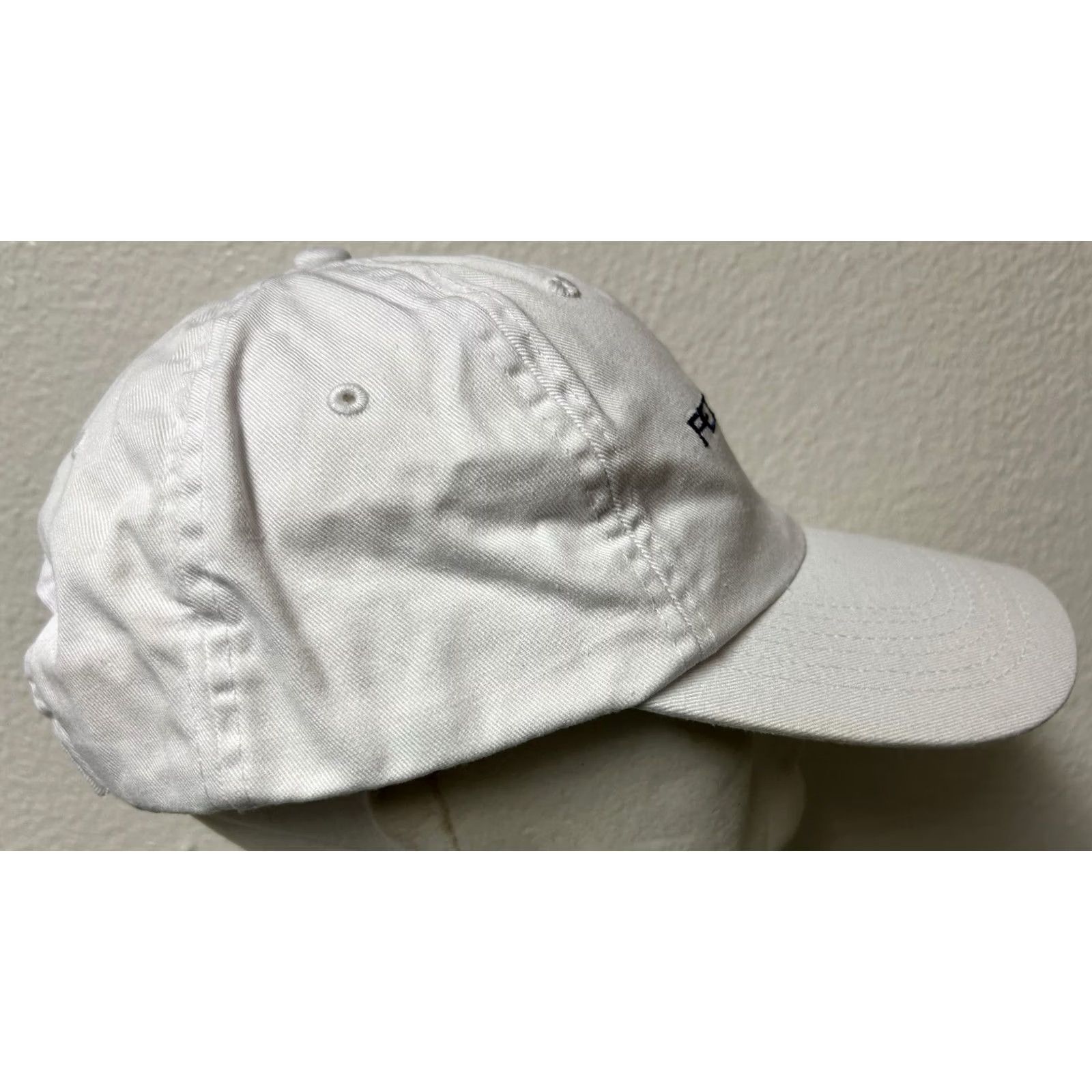 Peter Millar VINTAGE Peter Millar Hat Cap Strapback Mens One Size White Adjustable Golf Dad Hat Size ONE SIZE - 3 Thumbnail