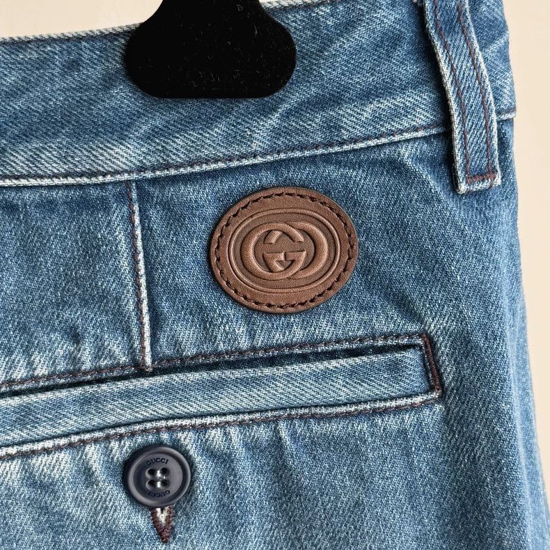 Gucci Gucci23SS Spring and Summer Show Designer Silhouette Straig Size US 34 / EU 50 - 3 Thumbnail