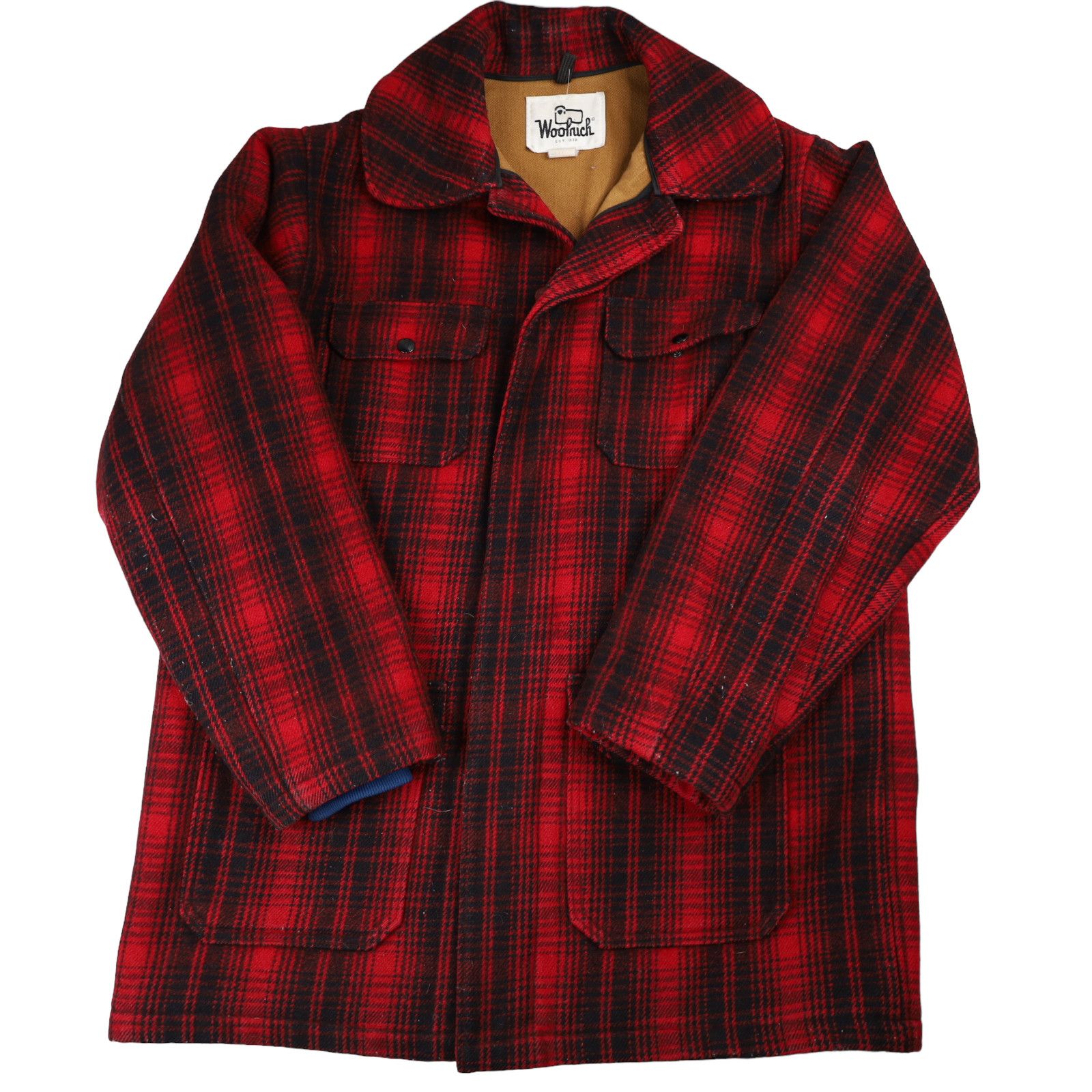 image of Vintage Woolrich Heavy Cruiser Jacket in Red, Men's (Size XL)