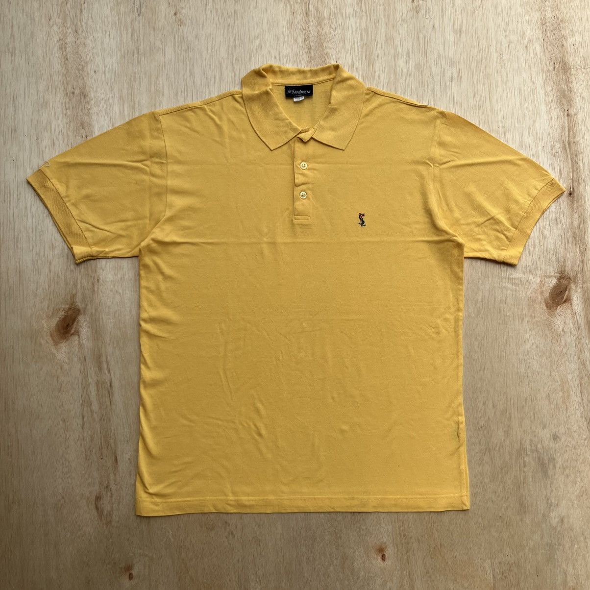 Yves Saint Laurent YVES SAINT LAUREN POUR HOMME LUXURY POLO SHIRT SHORT SLEEVE Size US XL / EU 56 / 4 - 1 Thumbnail