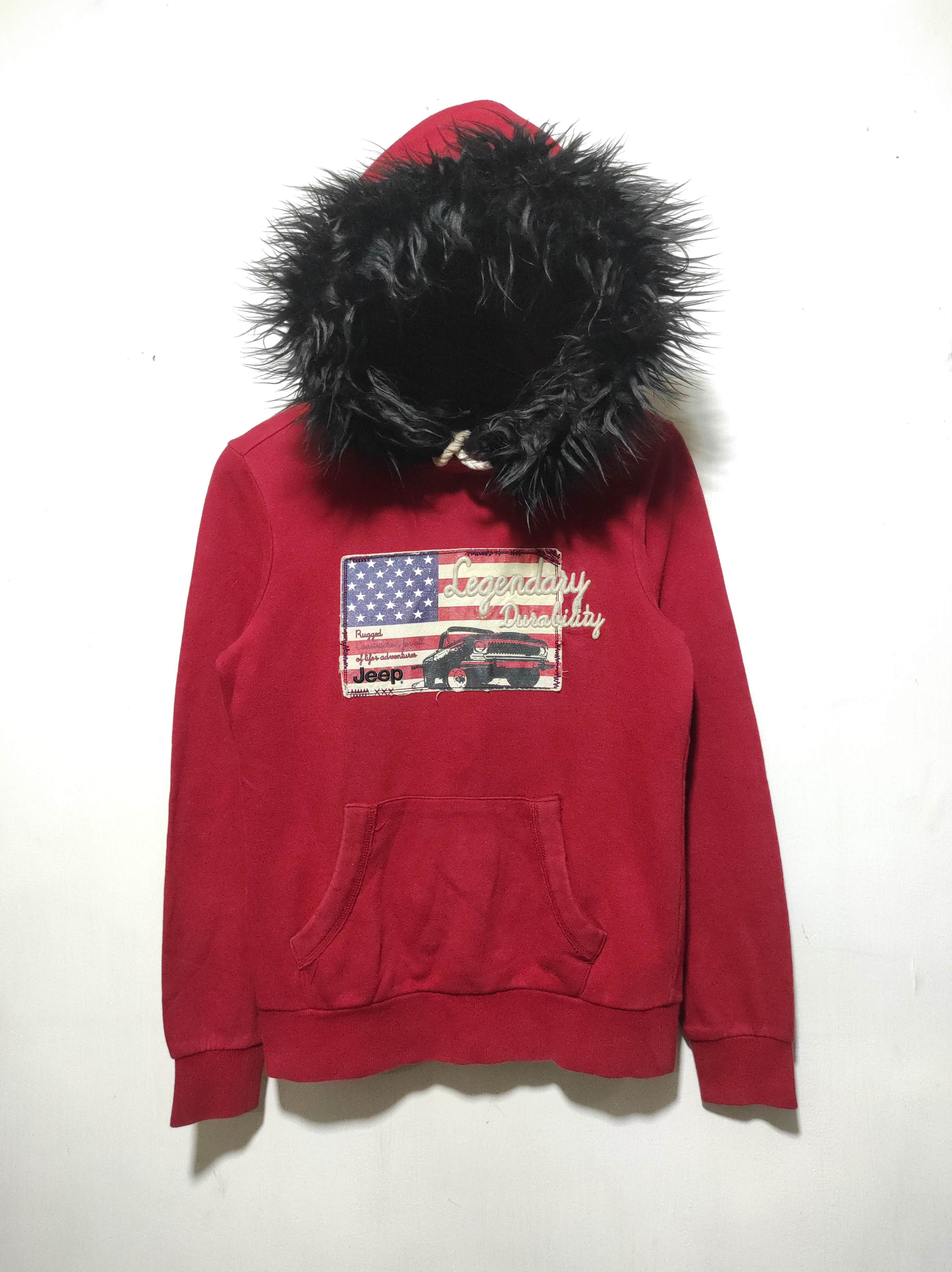 Jeep Jeep Legendary Durability USA Flag Fur Hoodie i6w9 LBG style Size US S / EU 44-46 / 1 - 2 Thumbnail