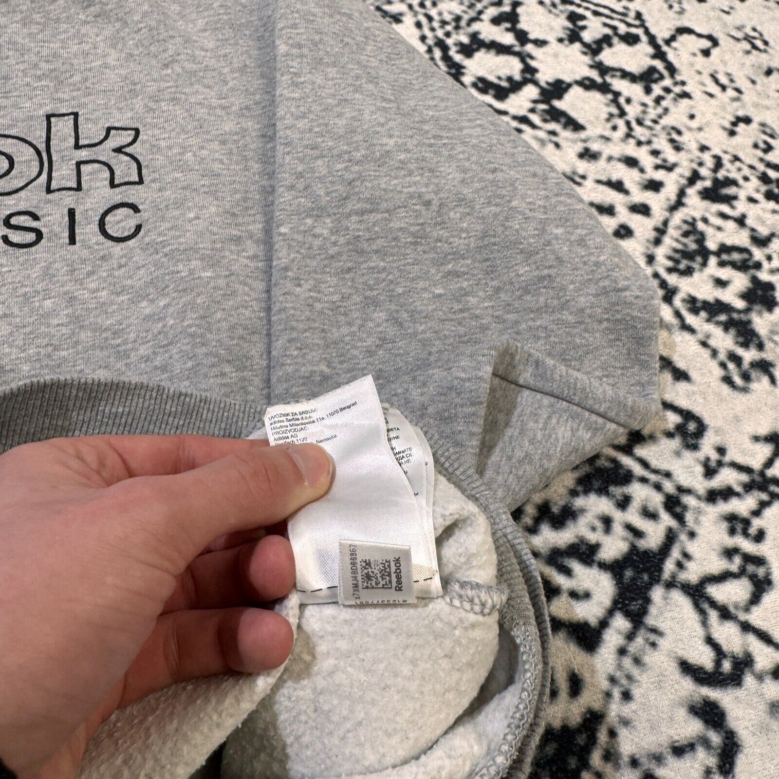 Reebok × Vintage Vintage Reebok Gray Cotton Crewneck Size S 90s Sport Logo Size US S / EU 44-46 / 1 - 13 Thumbnail
