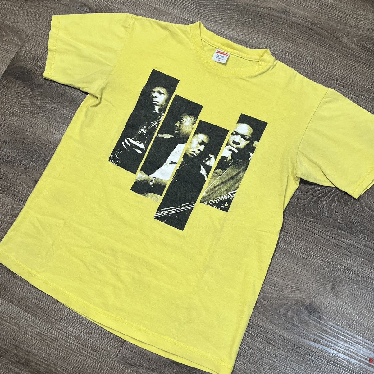 Supreme Supreme X John Coltrane Blue Train Sessions Tee Shirt Yellow Size US M / EU 48-50 / 2 - 1 Thumbnail