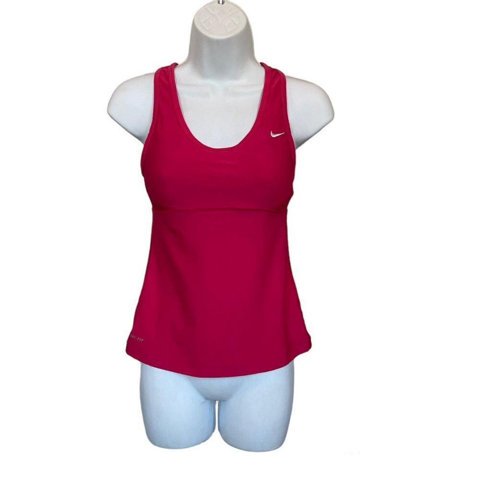 Nike Nike Dri-Fit Pink Racerback Bra Athletic Active Tank Top XS Size XS / US 0-2 / IT 36-38 - 1 Thumbnail