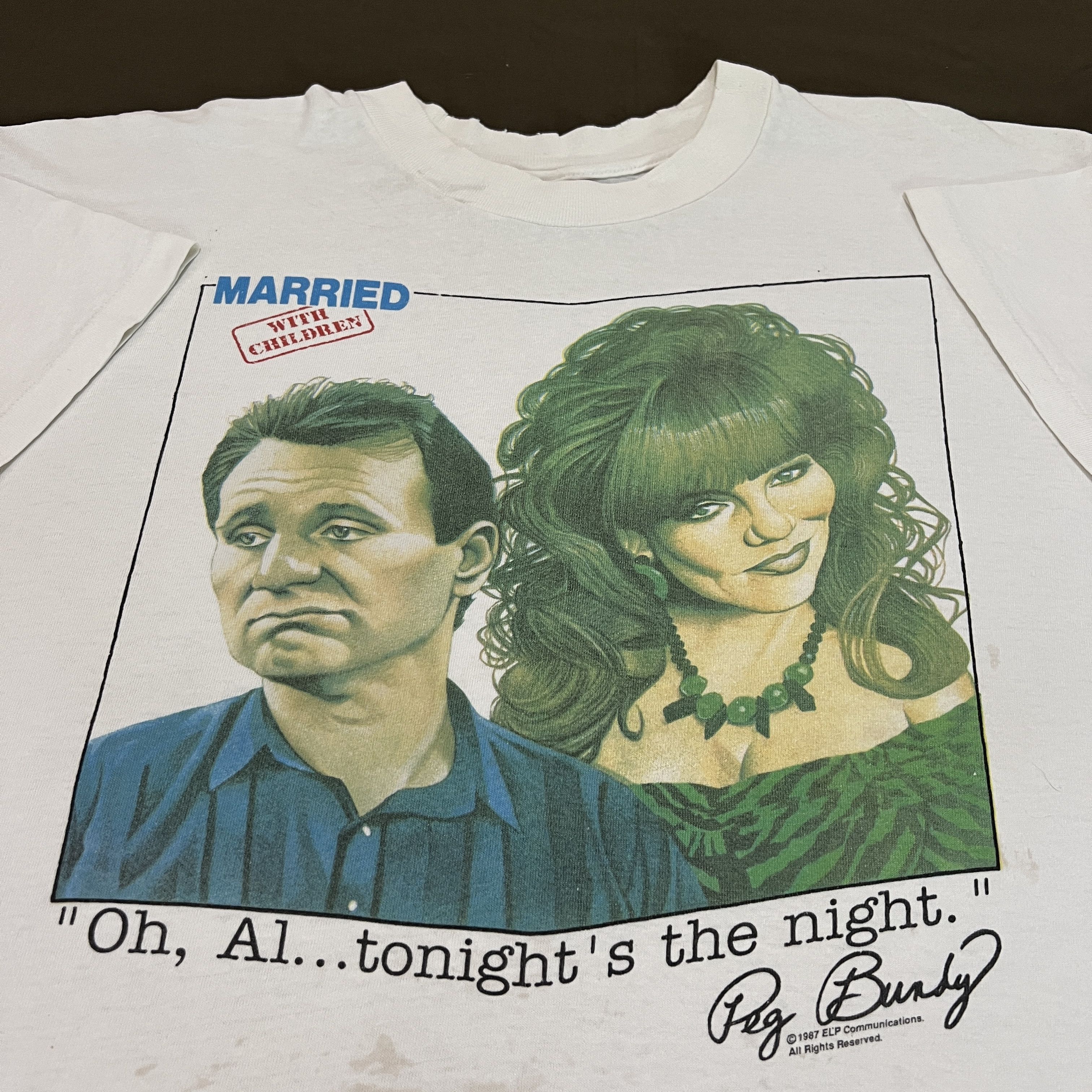 Vintage Vintage 80s 1987 Married with Children movie Tee XL Size US XL / EU 56 / 4 - 2 Thumbnail