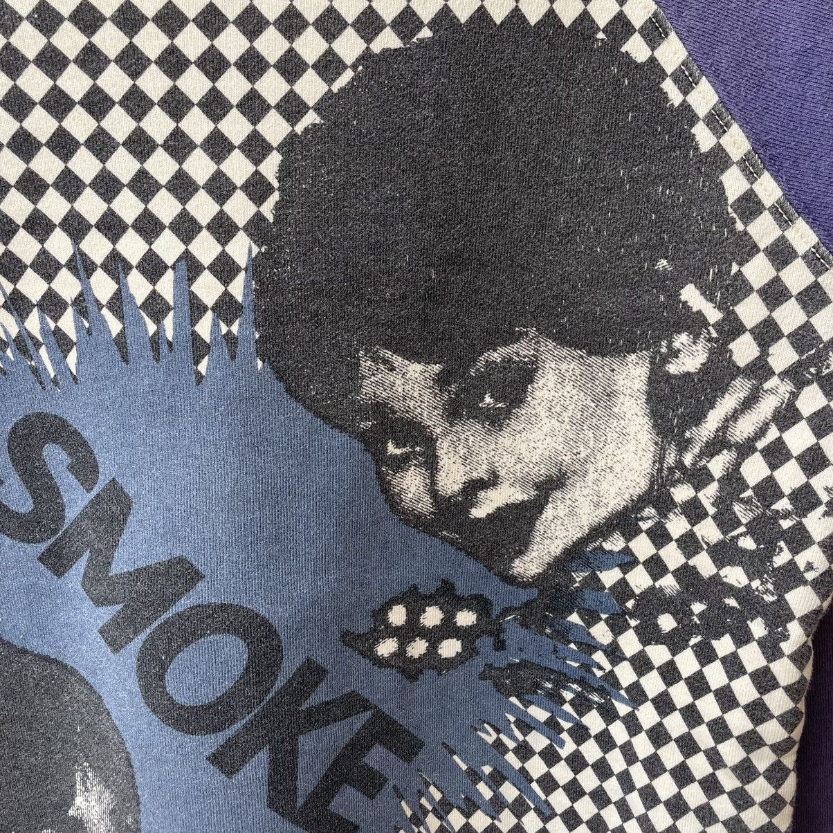 Japanese Brand 🔥🇯🇵Scolar Checkerd Pop Art Smoke Design Sweatshirts Size US XS / EU 42 / 0 - 5 Thumbnail