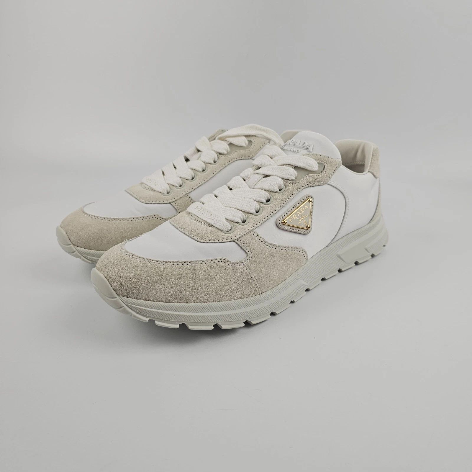 PRADA Prax 2.0 $1100 Women's White Sneakers New Authentic