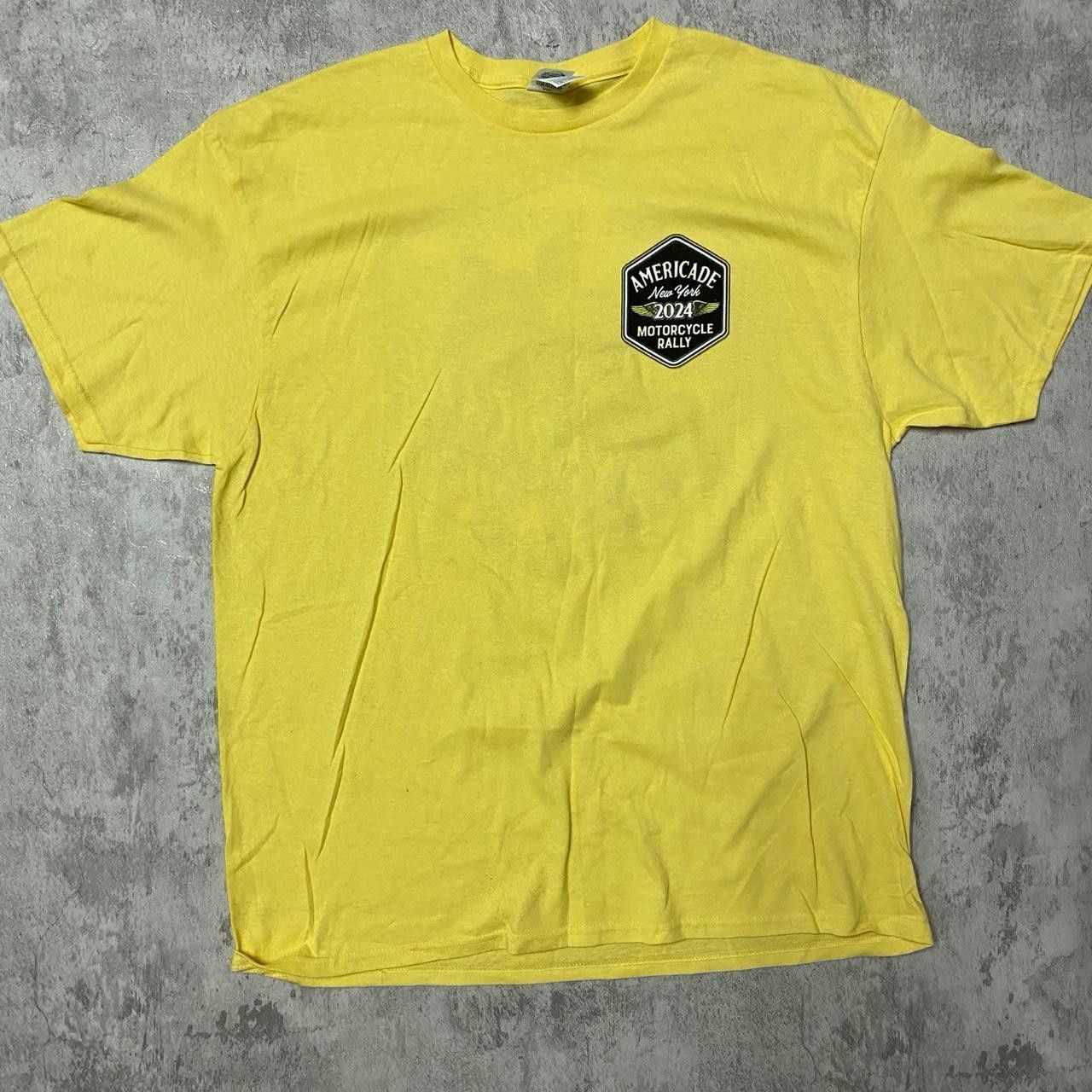 Other Yellow Lake George Americanade Motorcycle Rally 2024 Size US XL / EU 56 / 4 - 3 Thumbnail
