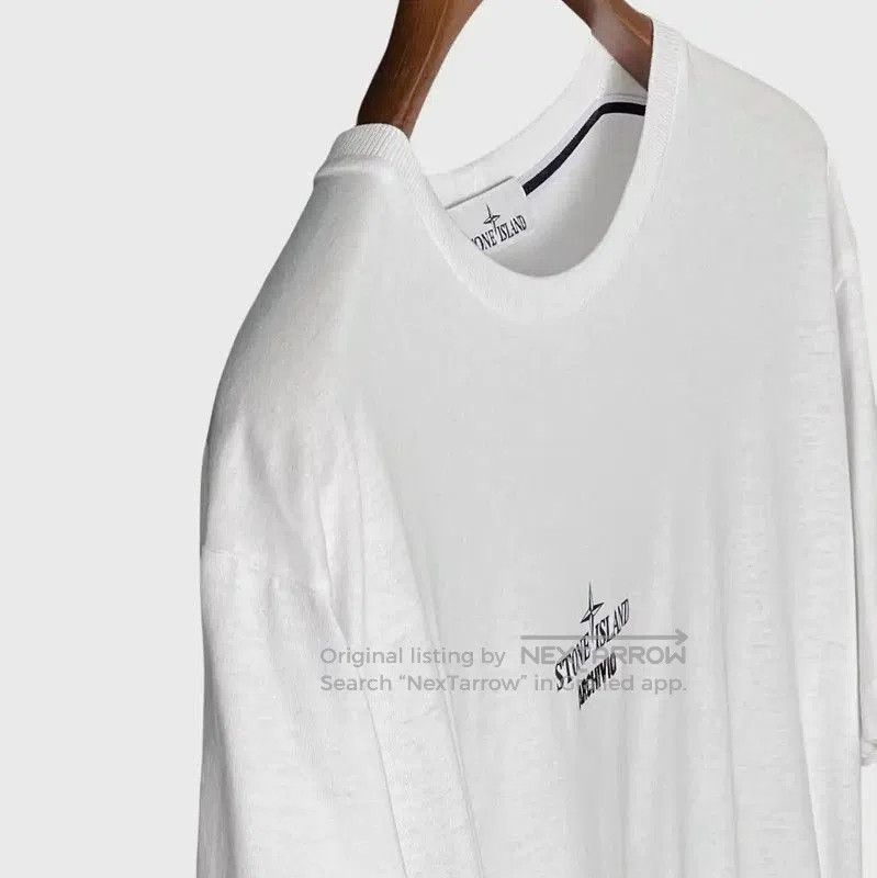 Stone Island Stone Island White Cotton Short Sleeve T-Shirt . Size S / US 4 / IT 40 - 6 Thumbnail