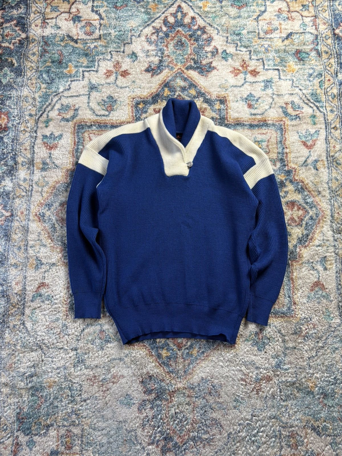 Vintage Vintage 80s Demetre Shawl Neck Sweater Medium Size M / US 6-8 / IT 42-44 - 1 Thumbnail