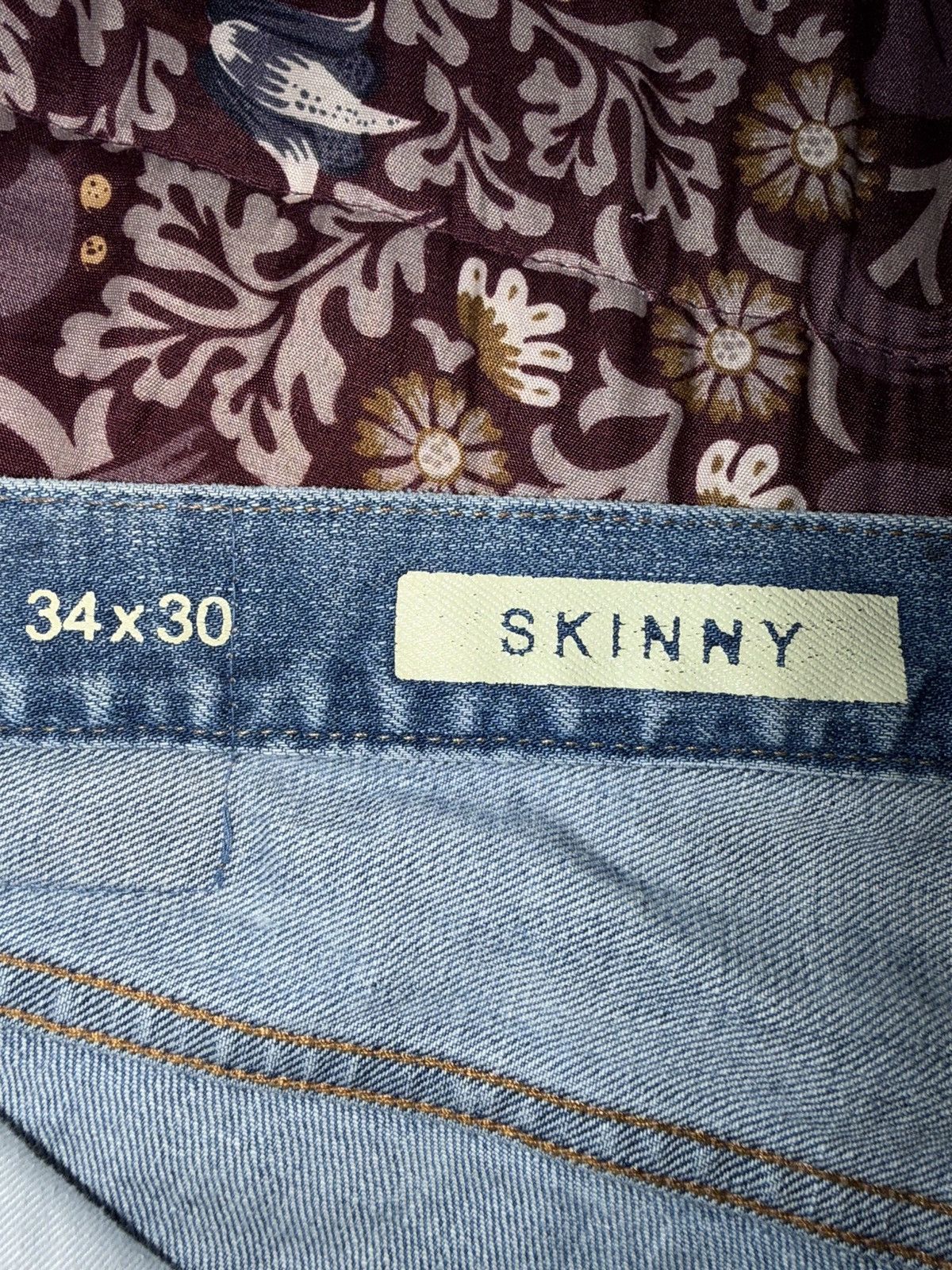 Gap 1969 Pool Shark Skinny Jean Size US 34 / EU 50 - 9 Thumbnail