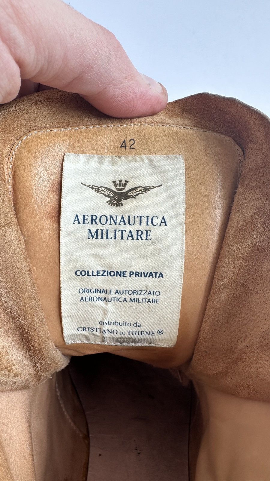 Aeronautica Militare Aeronautica Militare Leather Pilot Boots Meras Zip Italy 42 Size US 9 / EU 42 - 16 Thumbnail
