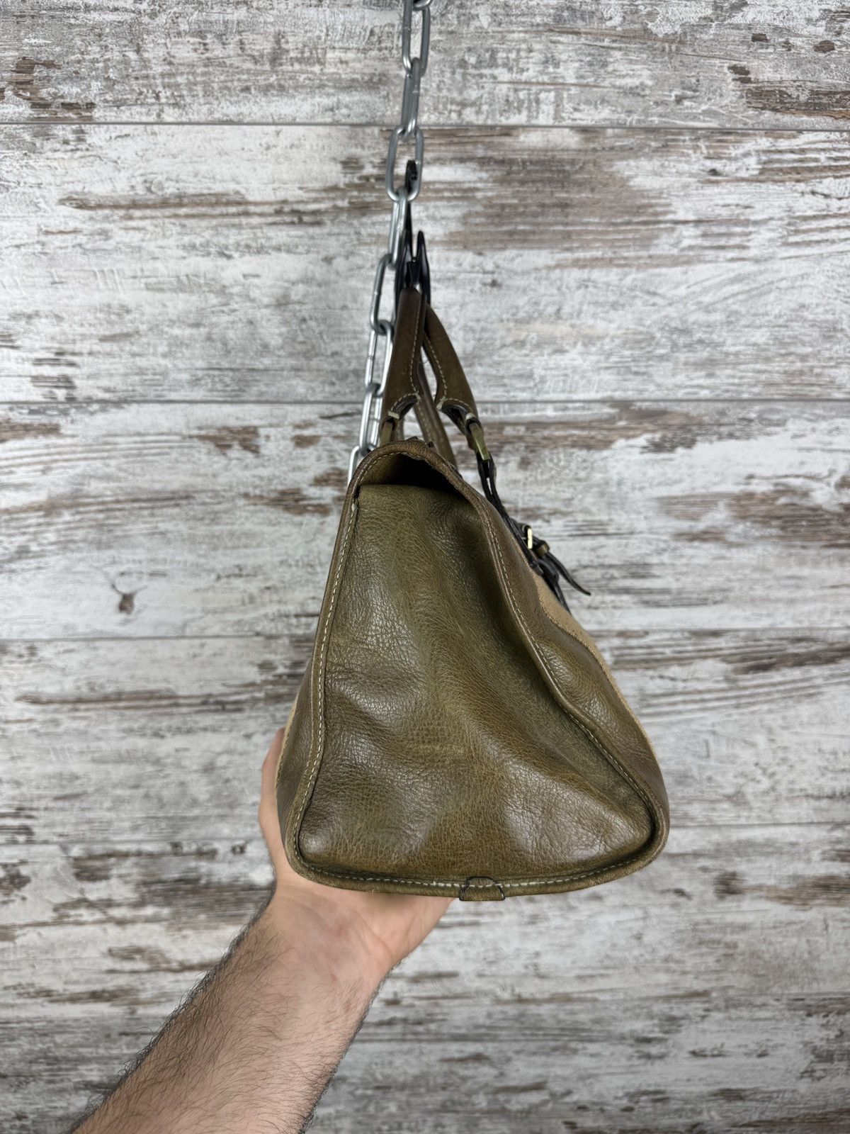 Mulberry × Vintage Women’s Mulberry bag luxury leather tote Alice Size ONE SIZE - 10 Thumbnail