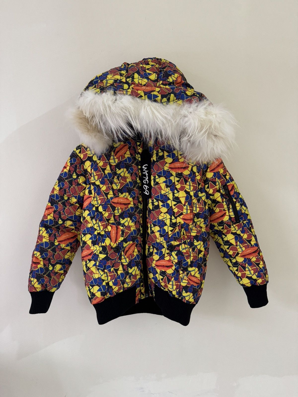 Le Grande Bleu (L.G.B.) 69 SLAM PLAY LOUD FUR HOODIE JACKET LIKE LGB STYLE Size US S / EU 44-46 / 1 - 1 Thumbnail