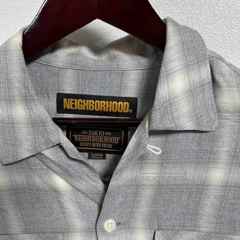 Neighborhood Neighborhood Artificial Silk Open Collar Shirt Size US L / EU 52-54 / 3 - 3 Thumbnail