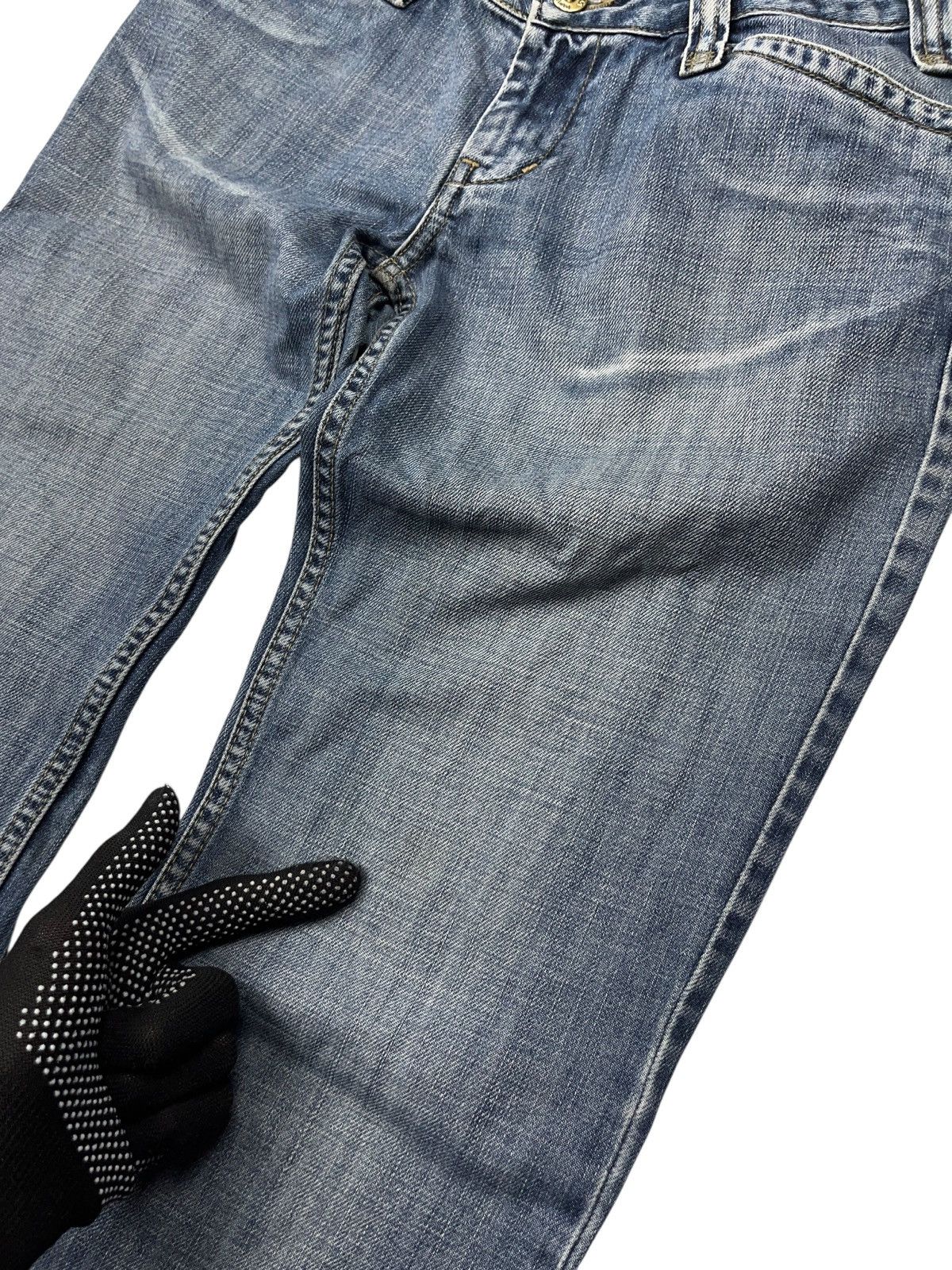 Dolce & Gabbana Vintage 90s Dolce & Gabbana Embroidered Logo Jeans y2k Size 29" - 6 Thumbnail