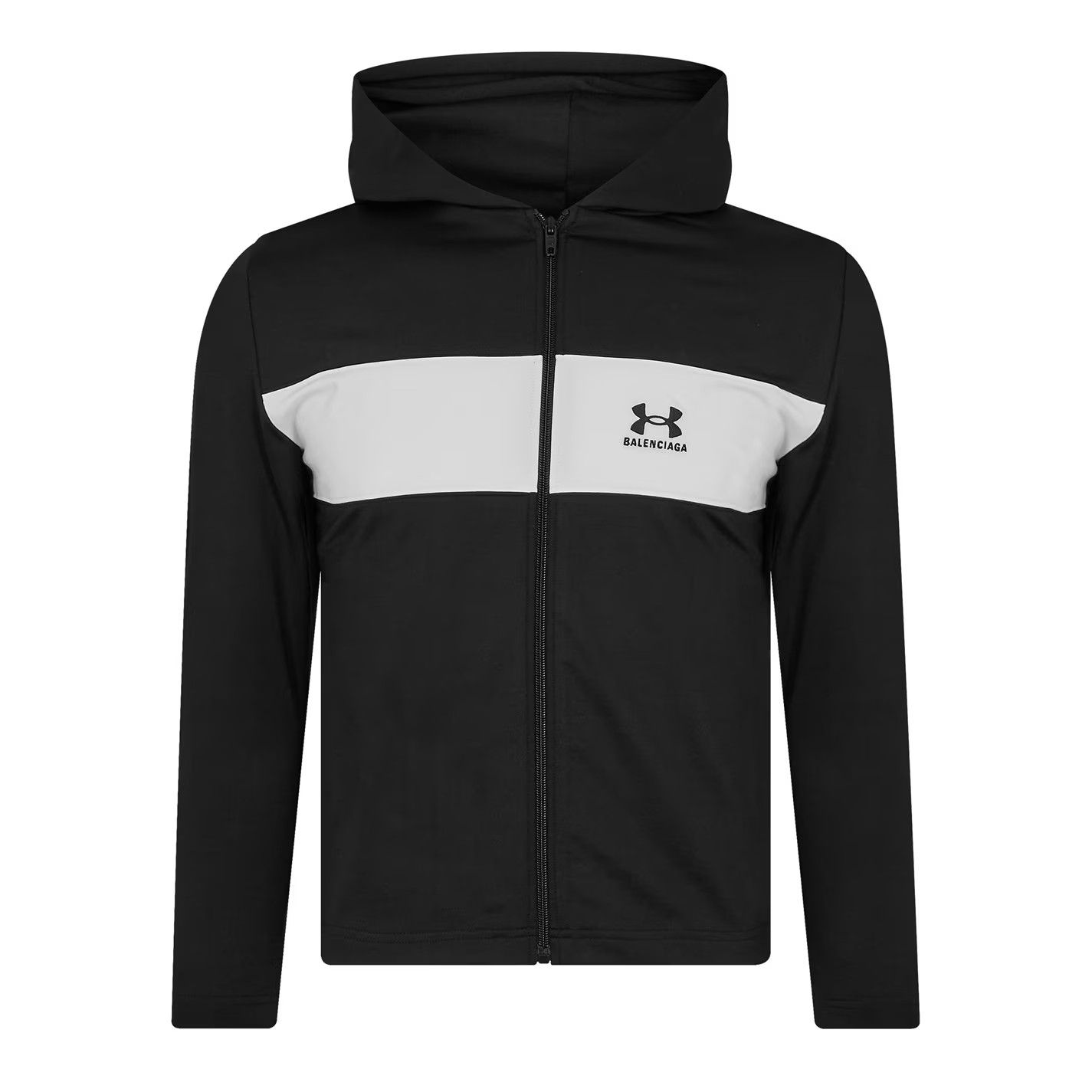 Balenciaga × Under Armour o1g2r1mq0226 Zip Up Hoodie In Black Size US M / EU 48-50 / 2 - 1 Thumbnail
