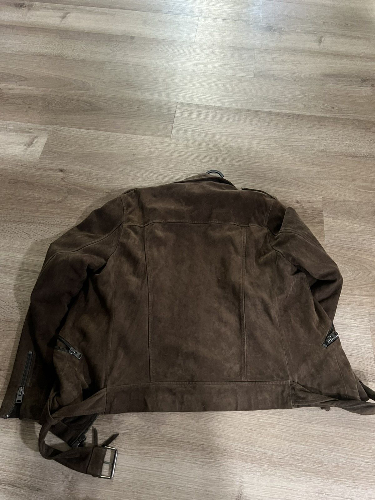 Allsaints Allsaints Suede Biker Jacket Size US L / EU 52-54 / 3 - 3 Thumbnail