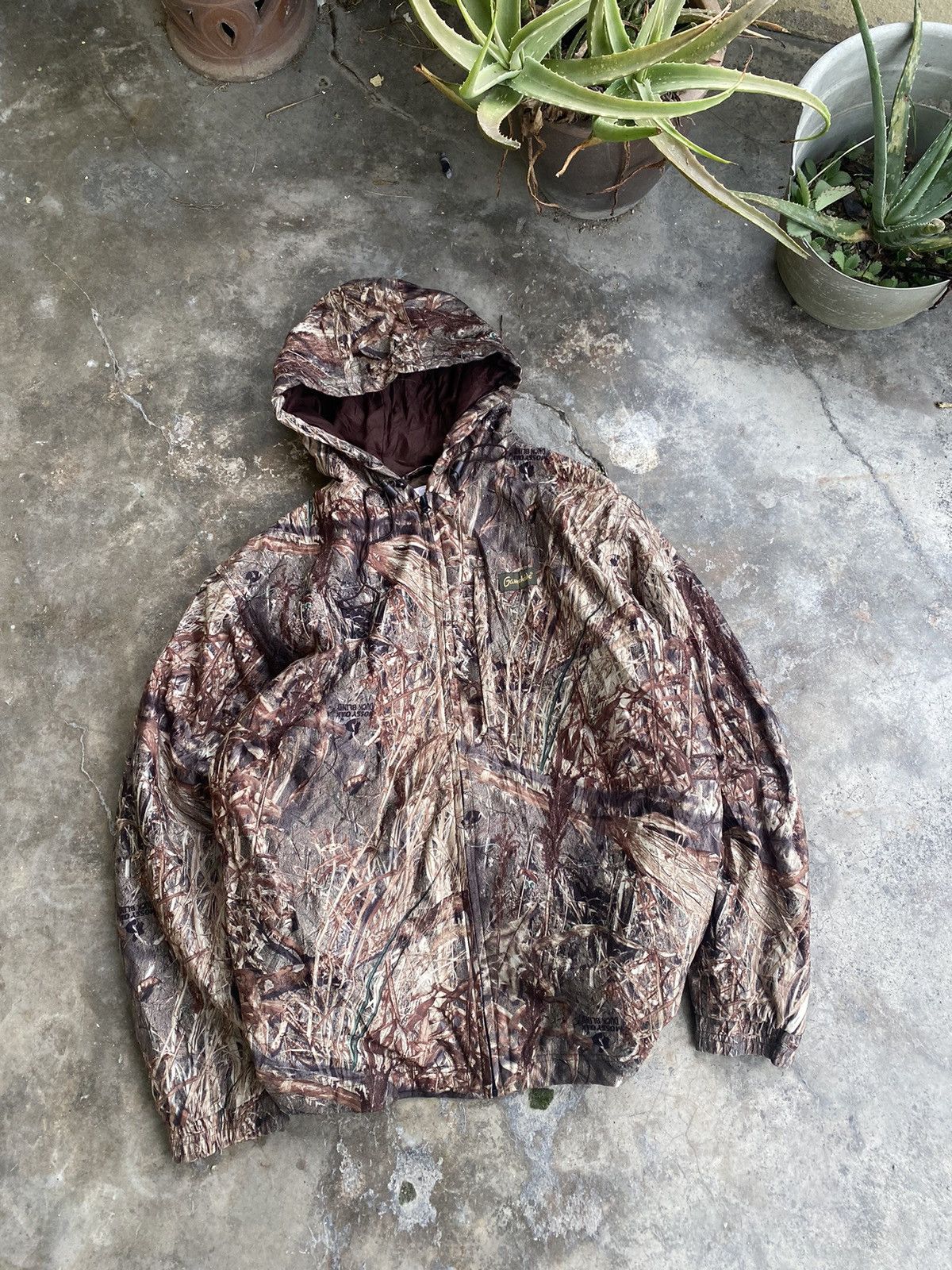 Vintage Vintage Gamehide 90s Realtree Camo Hoodie Jacket Size US XL / EU 56 / 4 - 1 Thumbnail