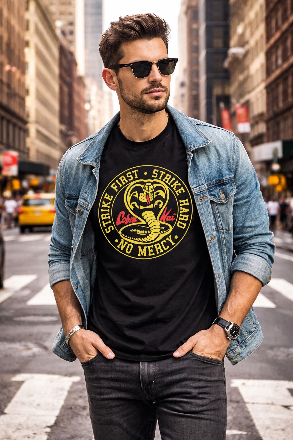 Cobra Cobra kai Made in Mexico Tshirt Size US L / EU 52-54 / 3 - 4 Thumbnail