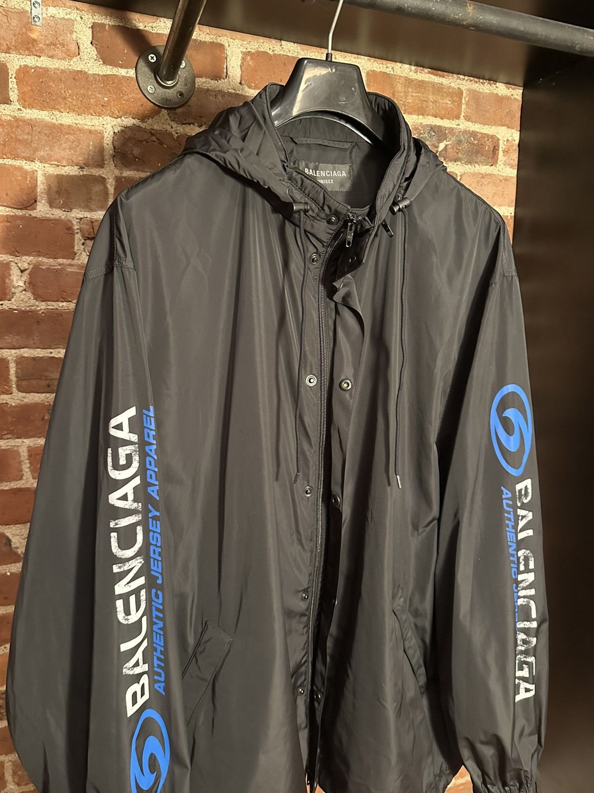 Balenciaga SS/24 Surfer Logo Windbreaker Size US L / EU 52-54 / 3 - 3 Thumbnail