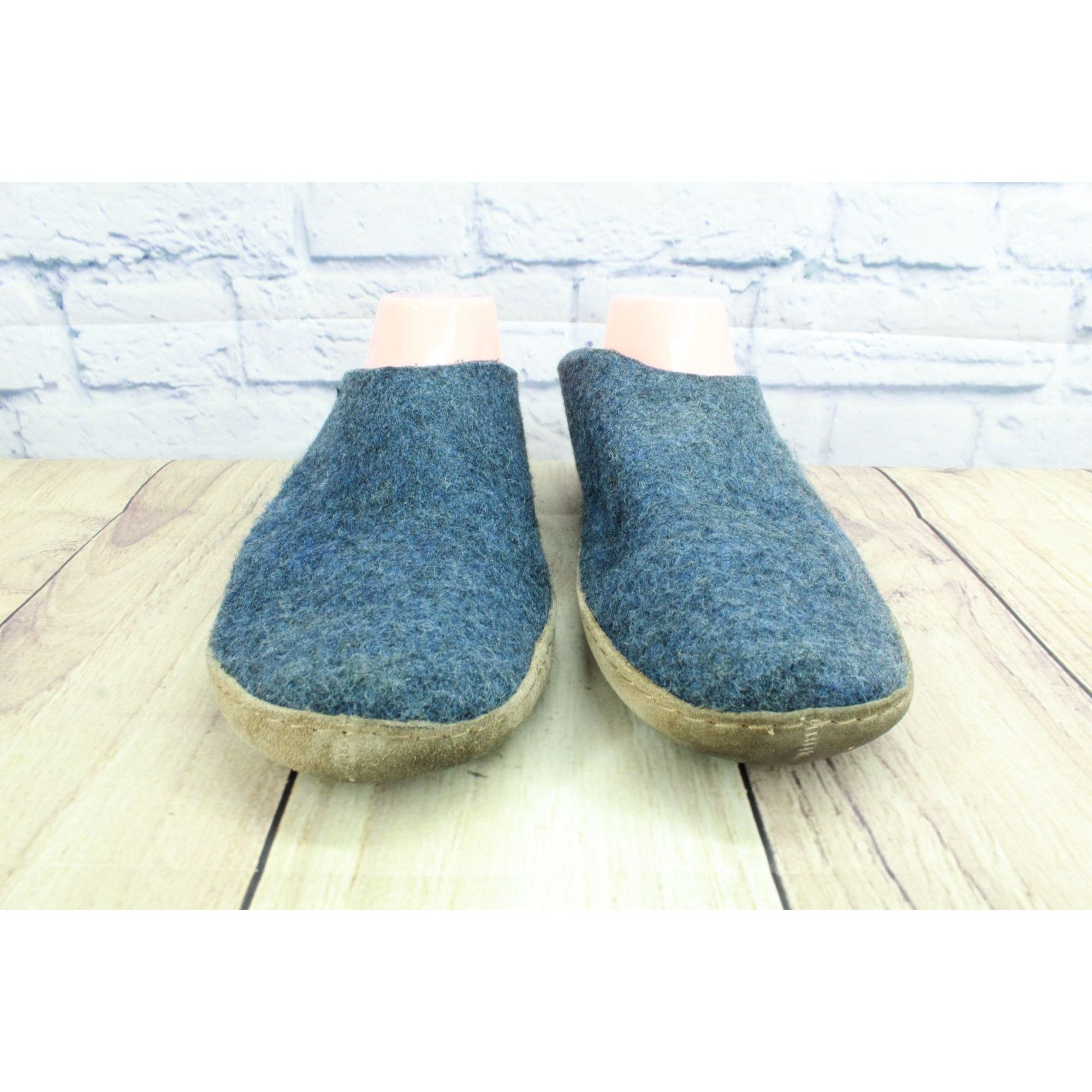 glerups Glerups Men's Felt Wool Slip On Comfort Clogs Slippers Size US 10 / EU 43 - 4 Thumbnail